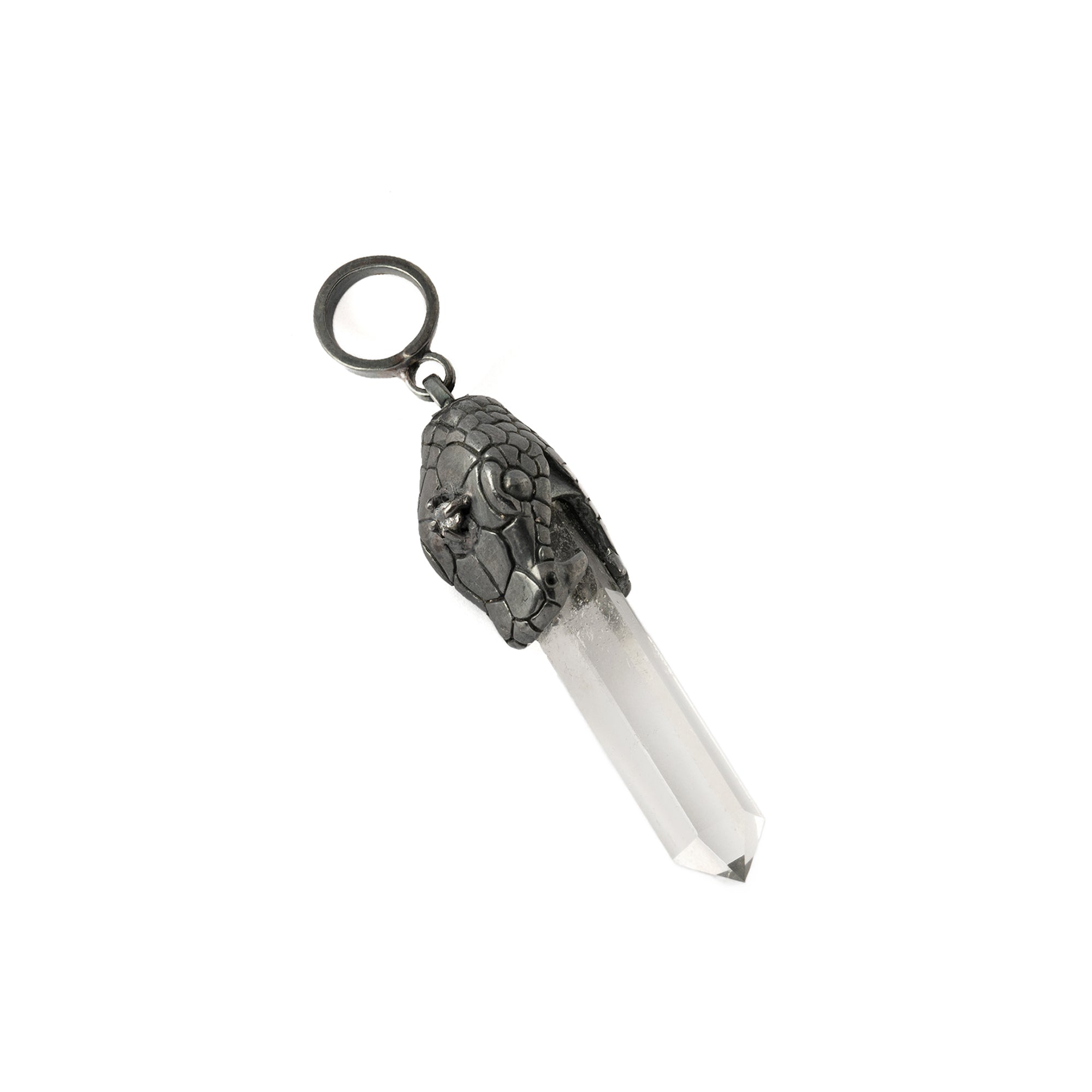 BS Rebirth Snake with Quartz Pendant