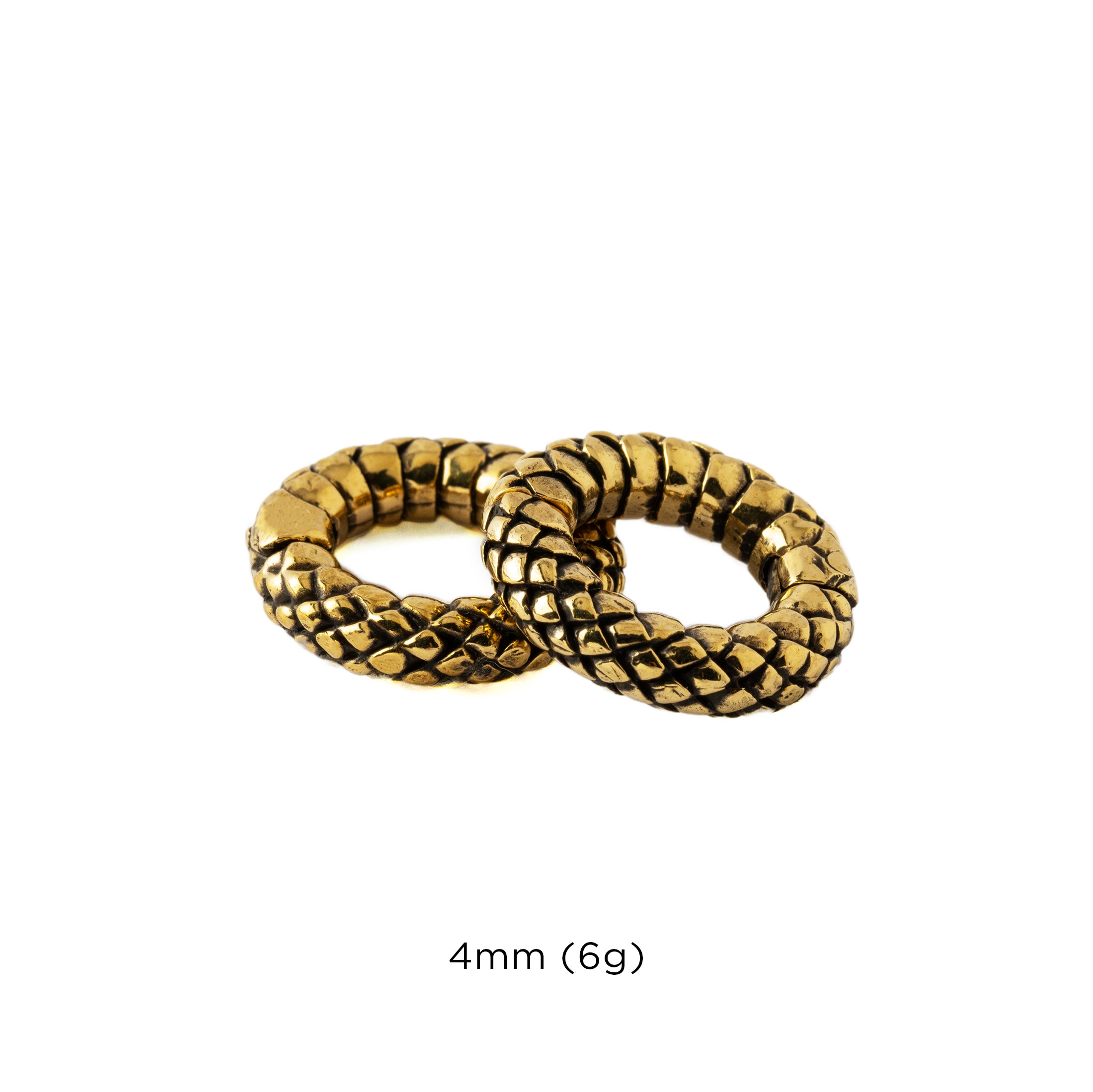 4mm Rebirth Snake clicker rings