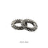 4mm (6g) Rebirth silver clicker rings