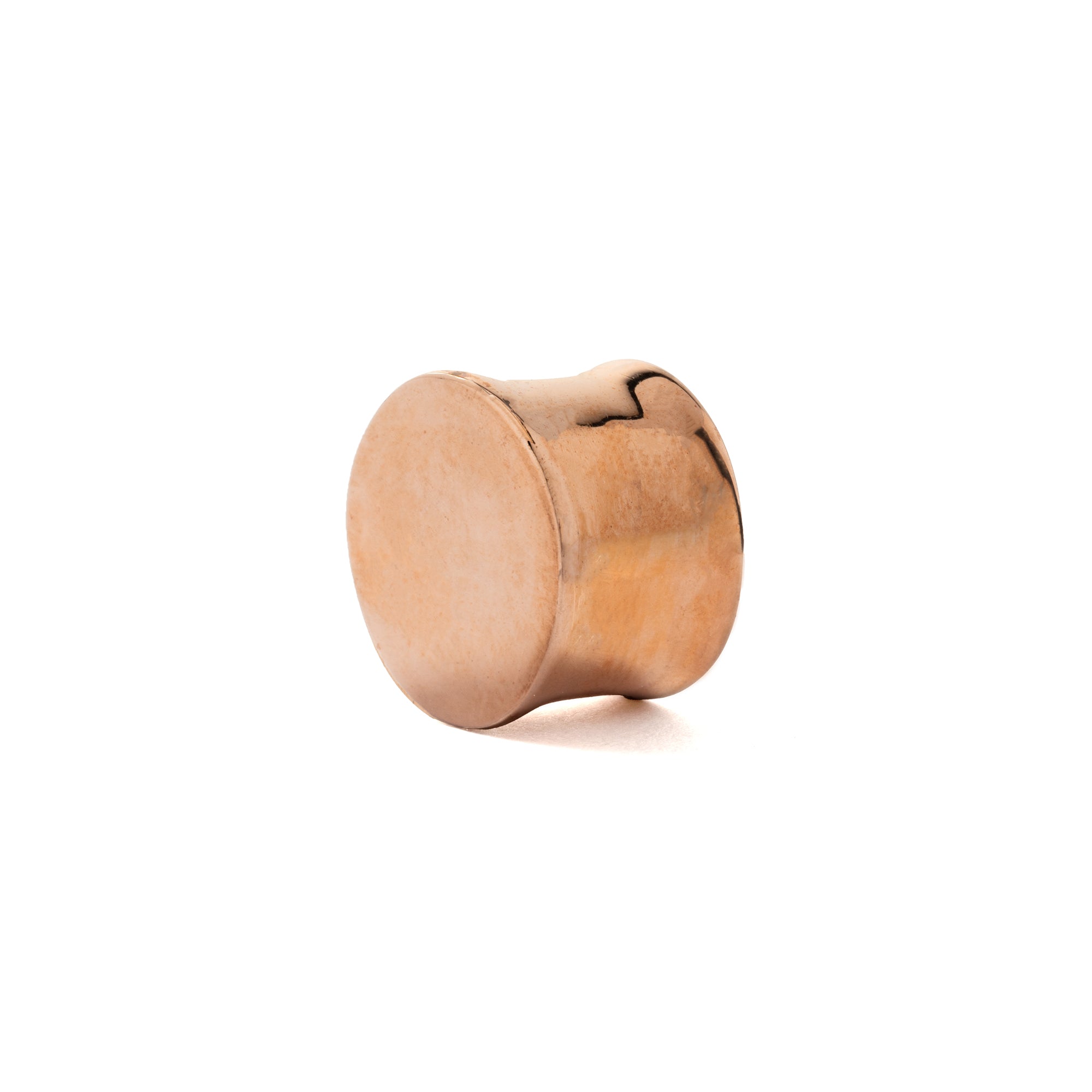 Plain Rose Gold Plugs side view
