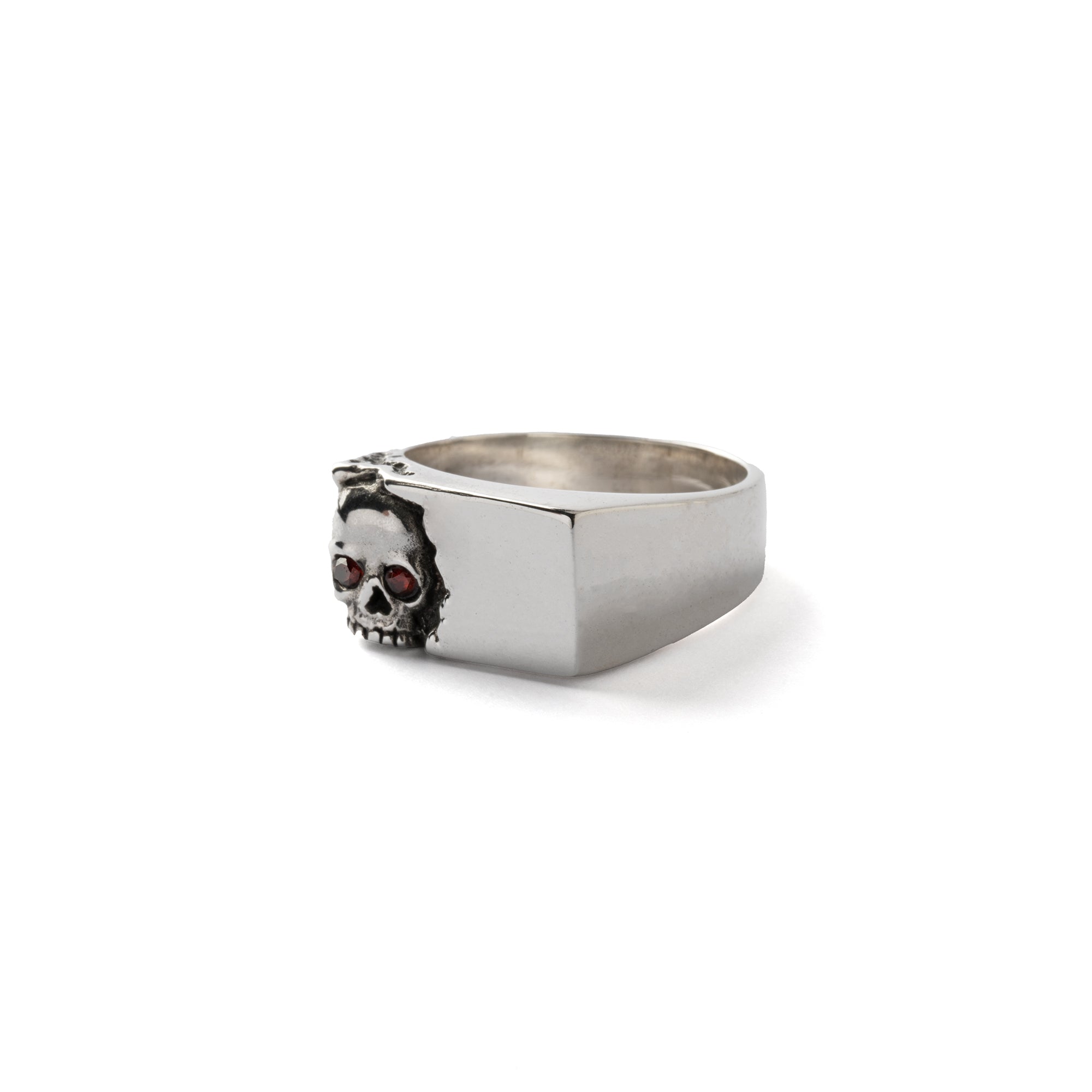 Silver Break Free Skull Ring