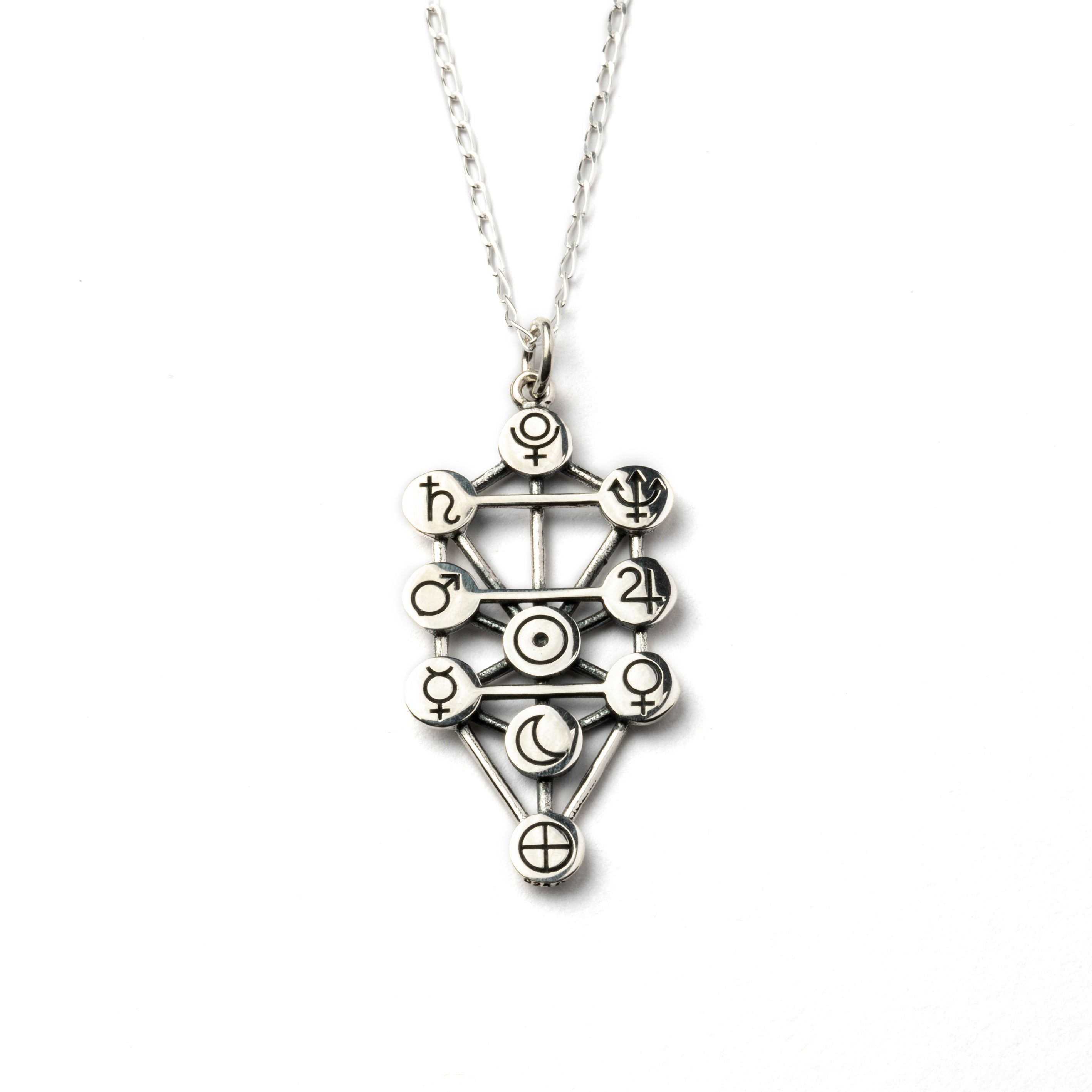 Archetypal Tree Of Life Silver Necklace