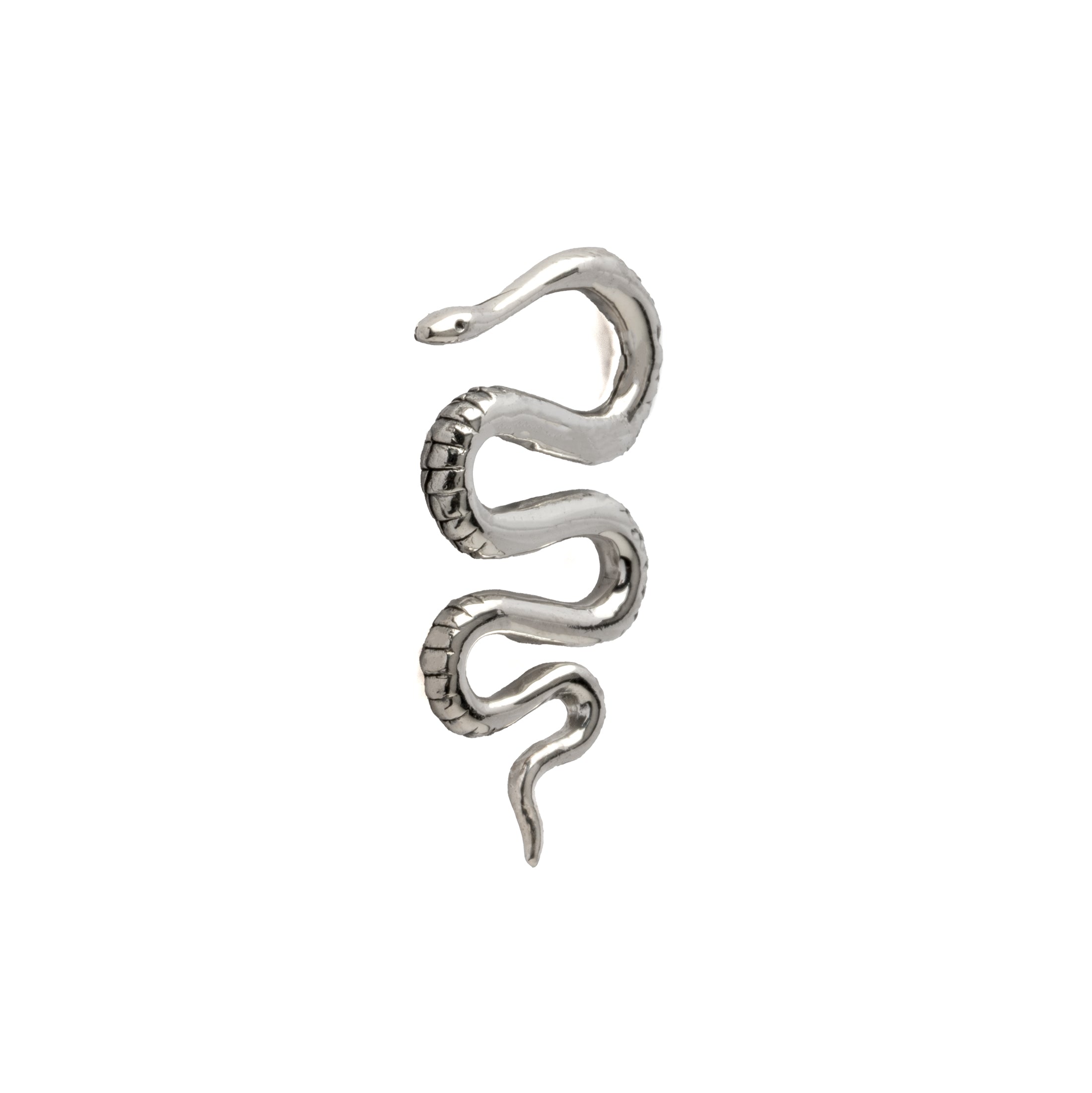 Snake Silver Ear Hangers