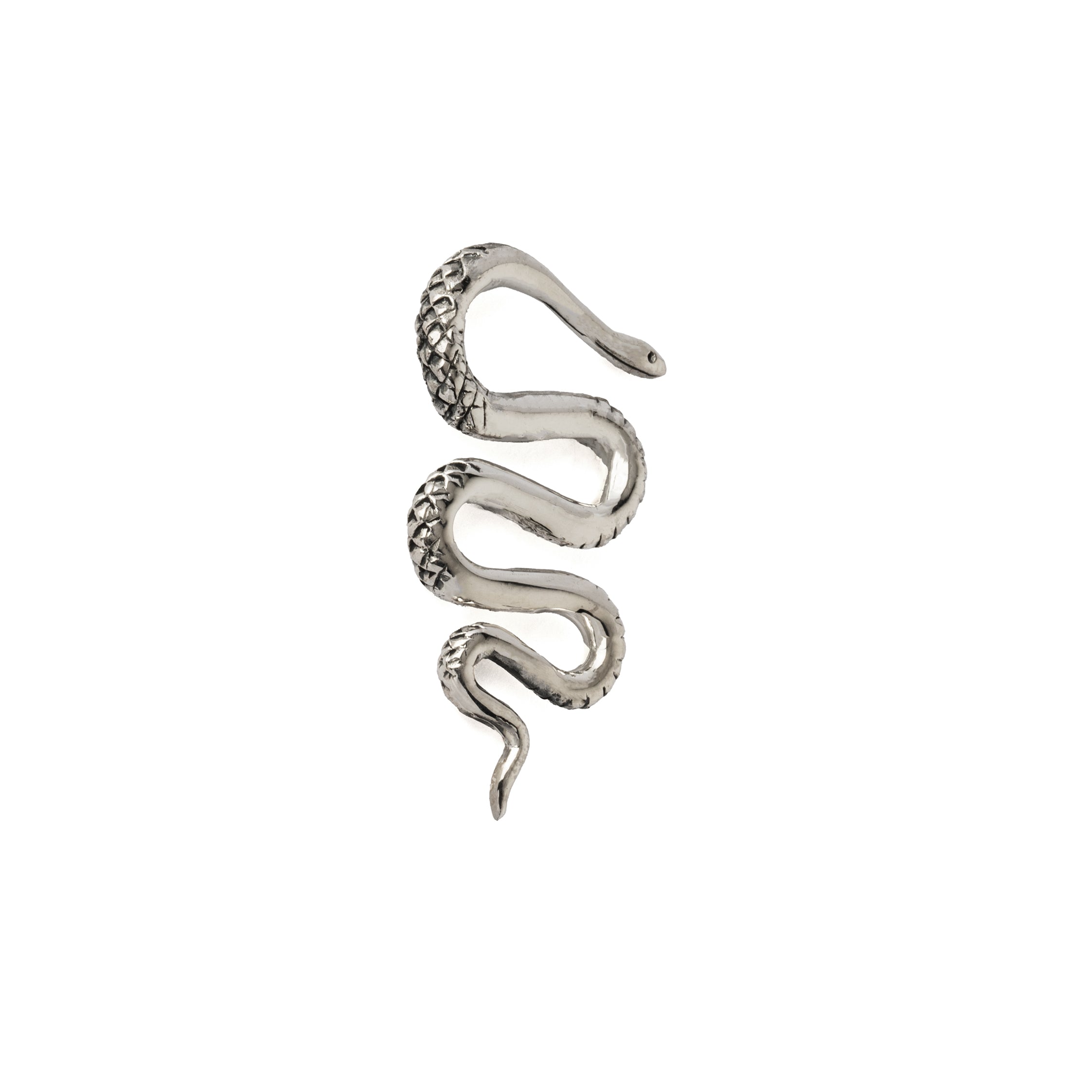 Snake Silver Ear Hangers