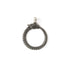 Silver Dragon Ouroboros Charm Pendant Necklace