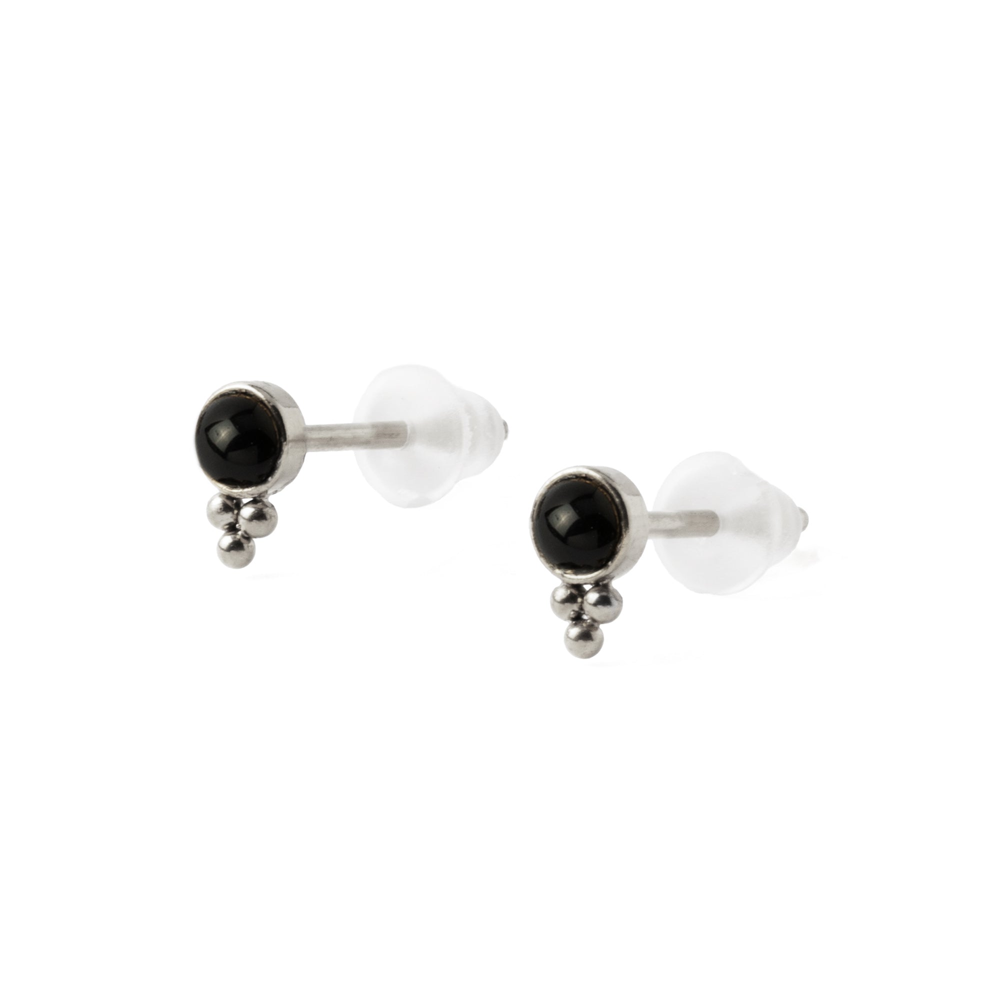 Siti Ear Studs with Onyx