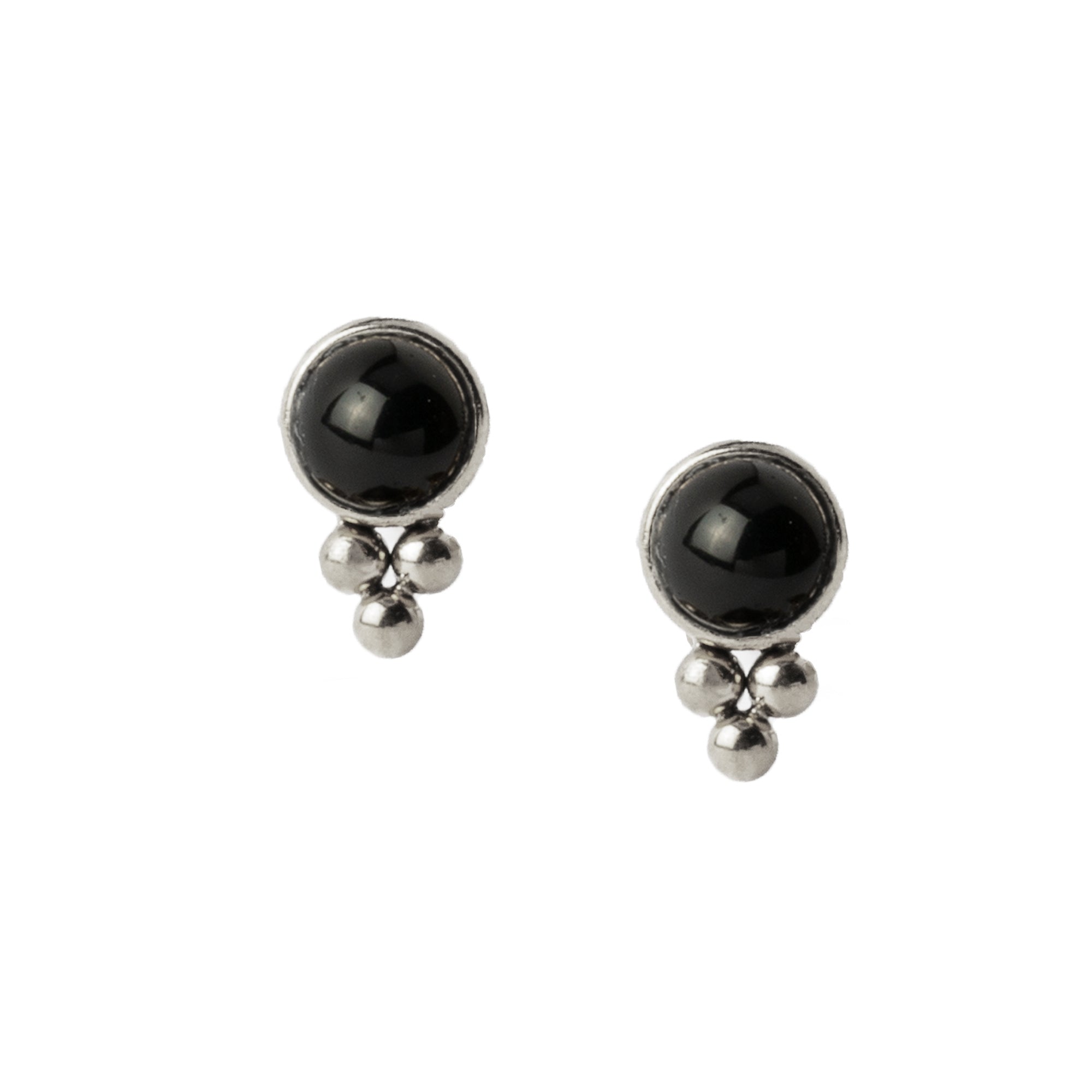 Siti Ear Studs with Onyx