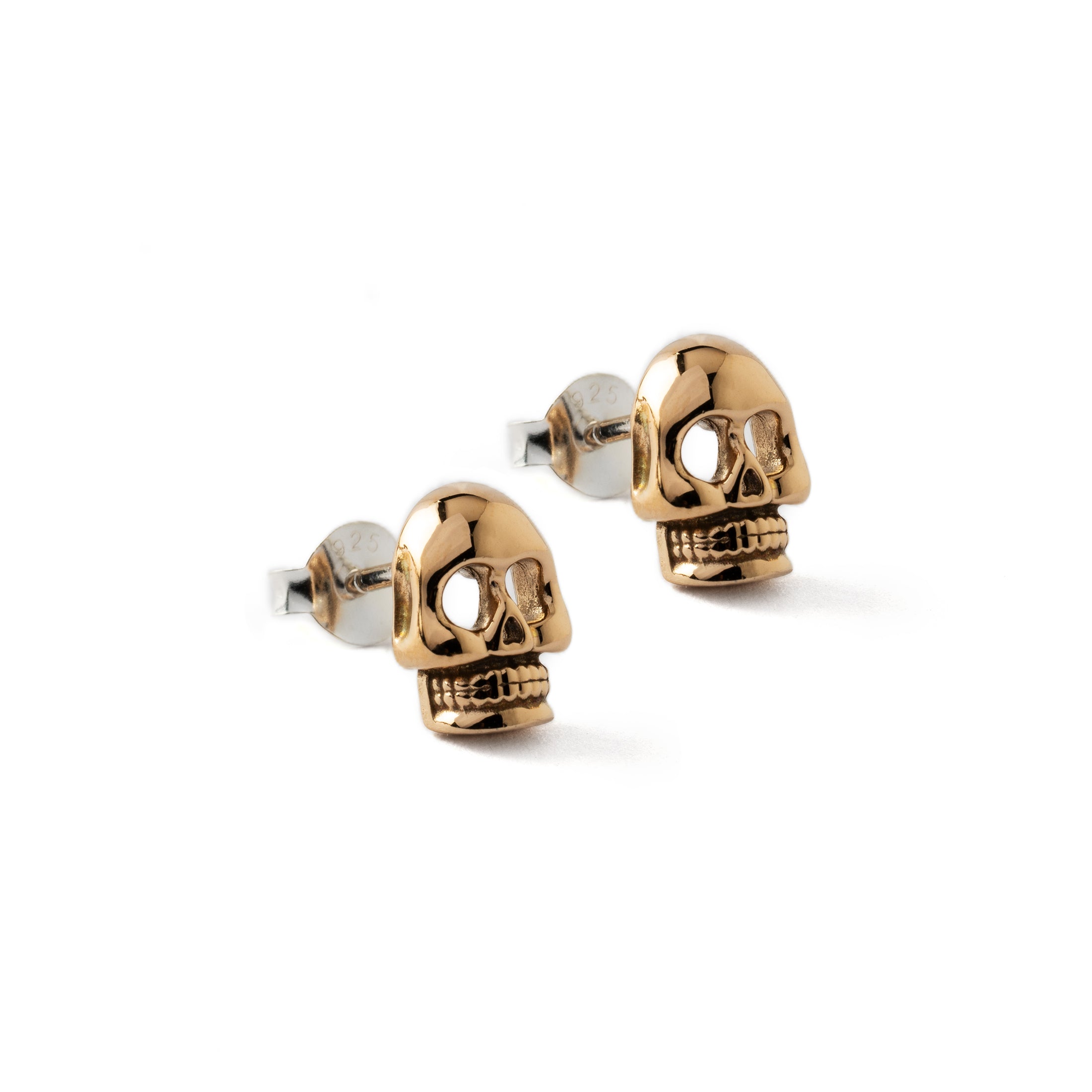 Skull Ear Studs left side view