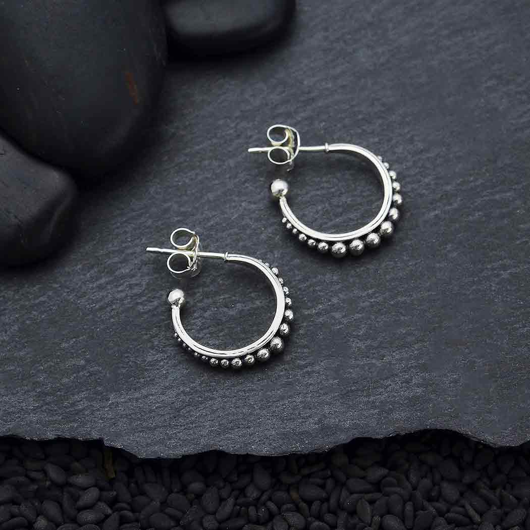 Spheres Open Hoops
