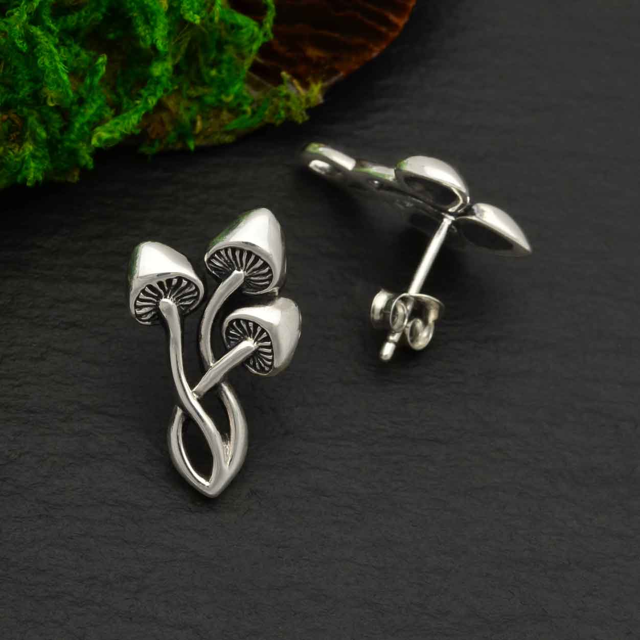 Mushroom Magic Stud Earrings
