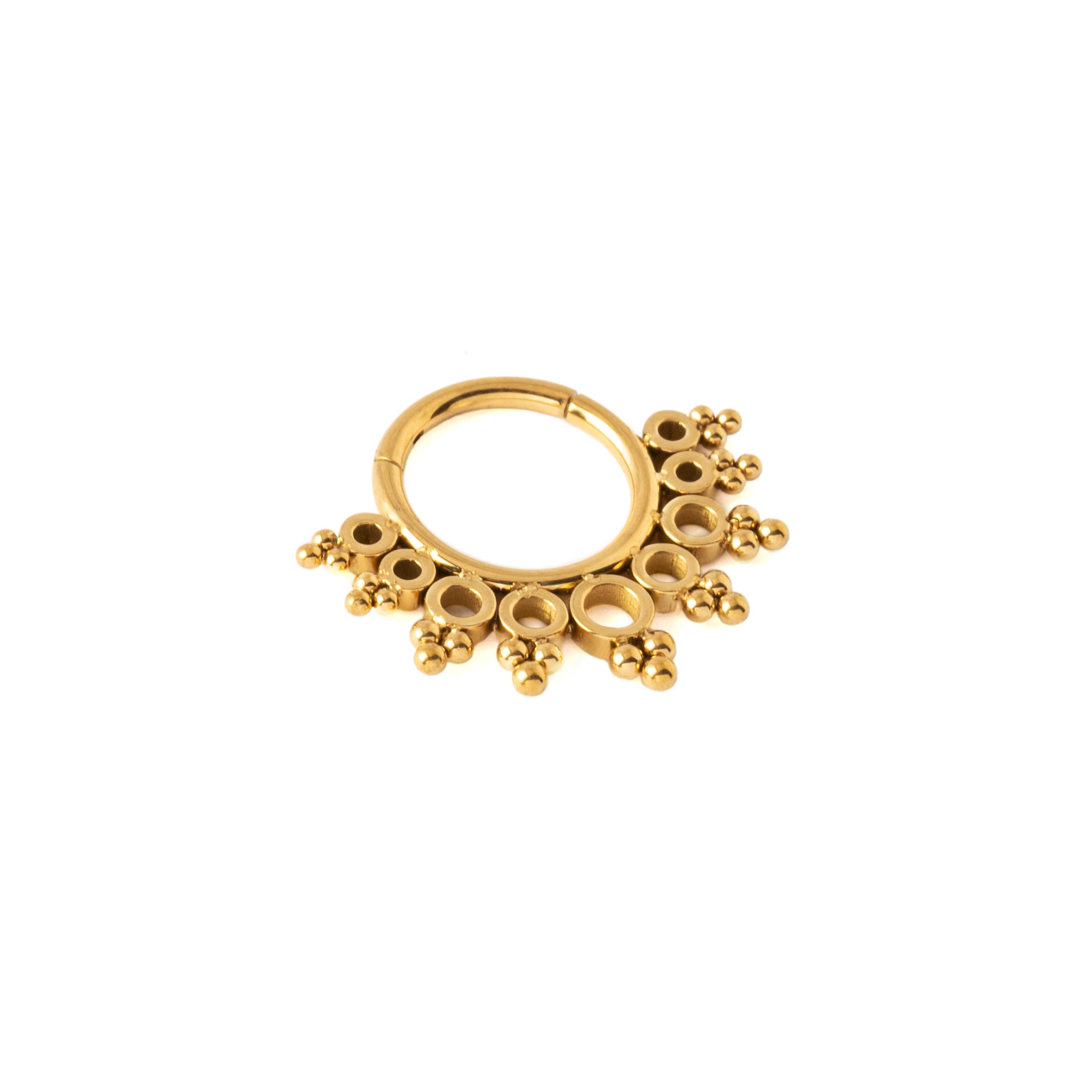 Tarita Golden Septum Clicker left side view