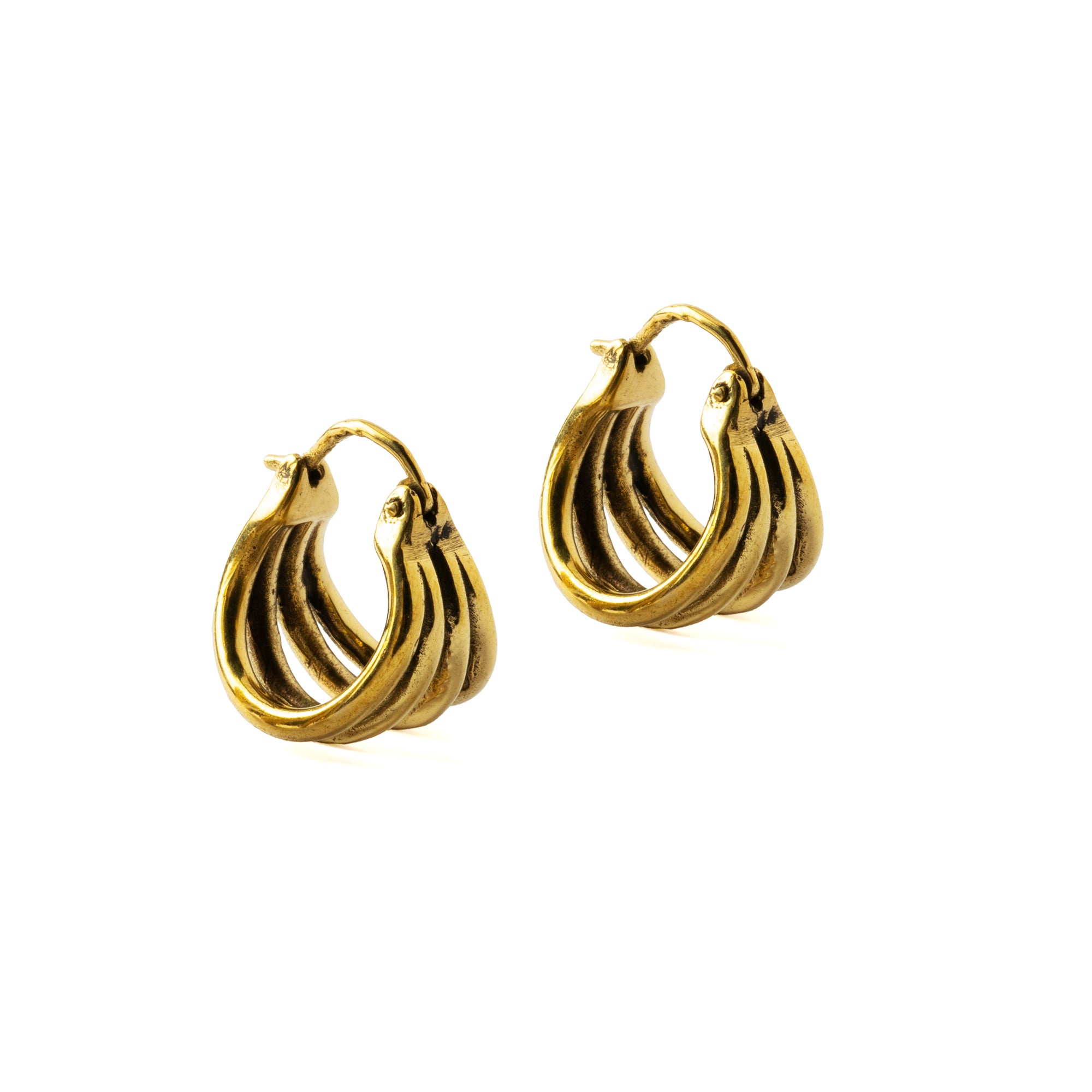 Tetrad Earrings right side view