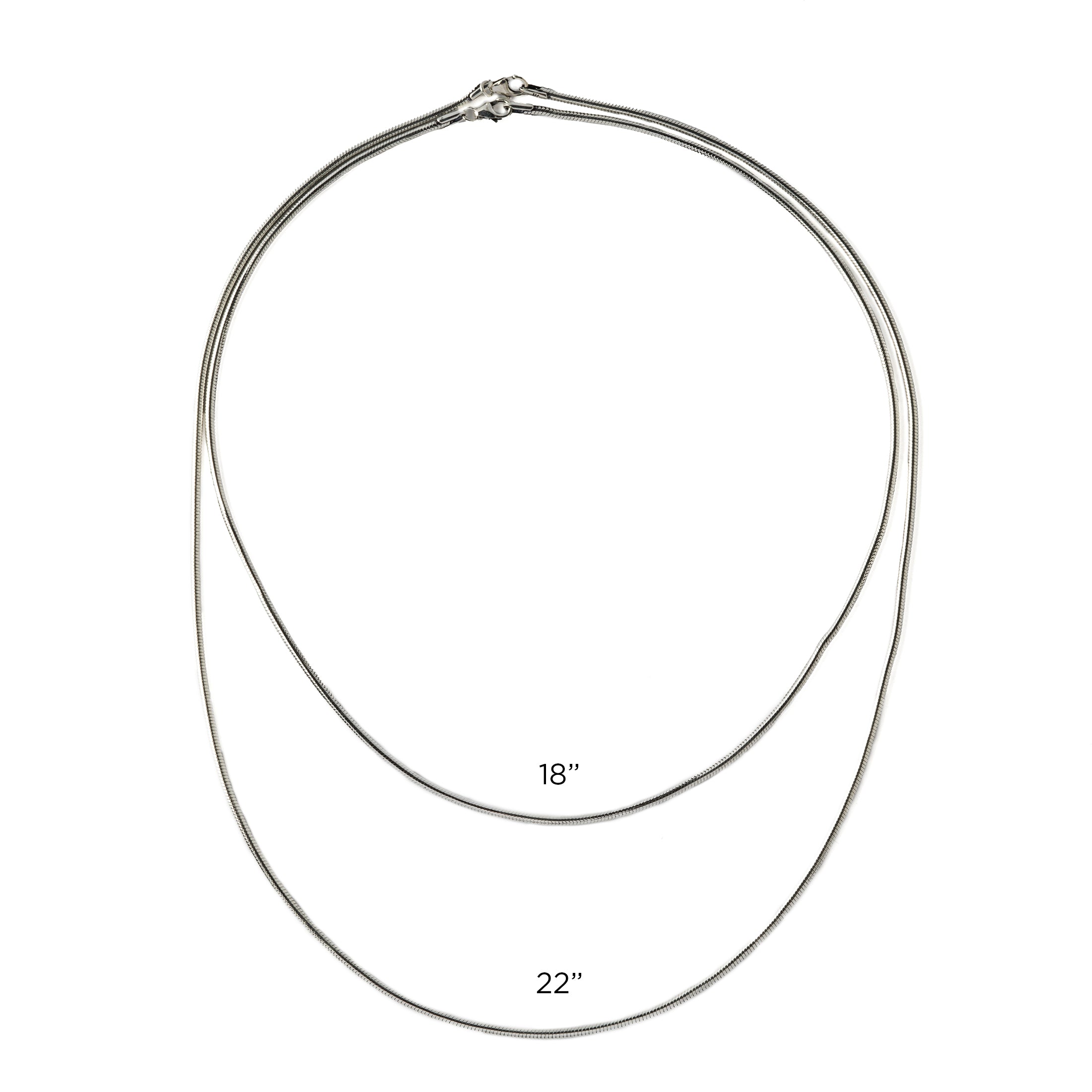 Thin Silver Snake Chain