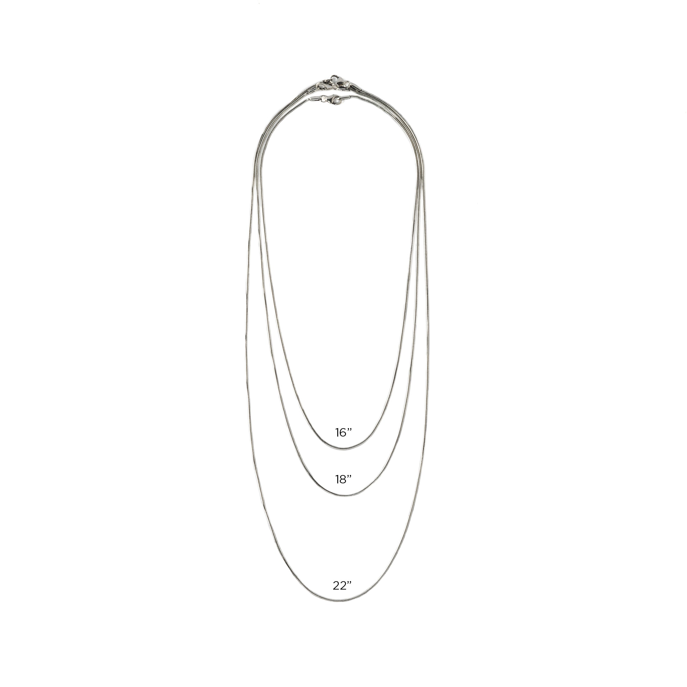 Thin Silver Snake Chain