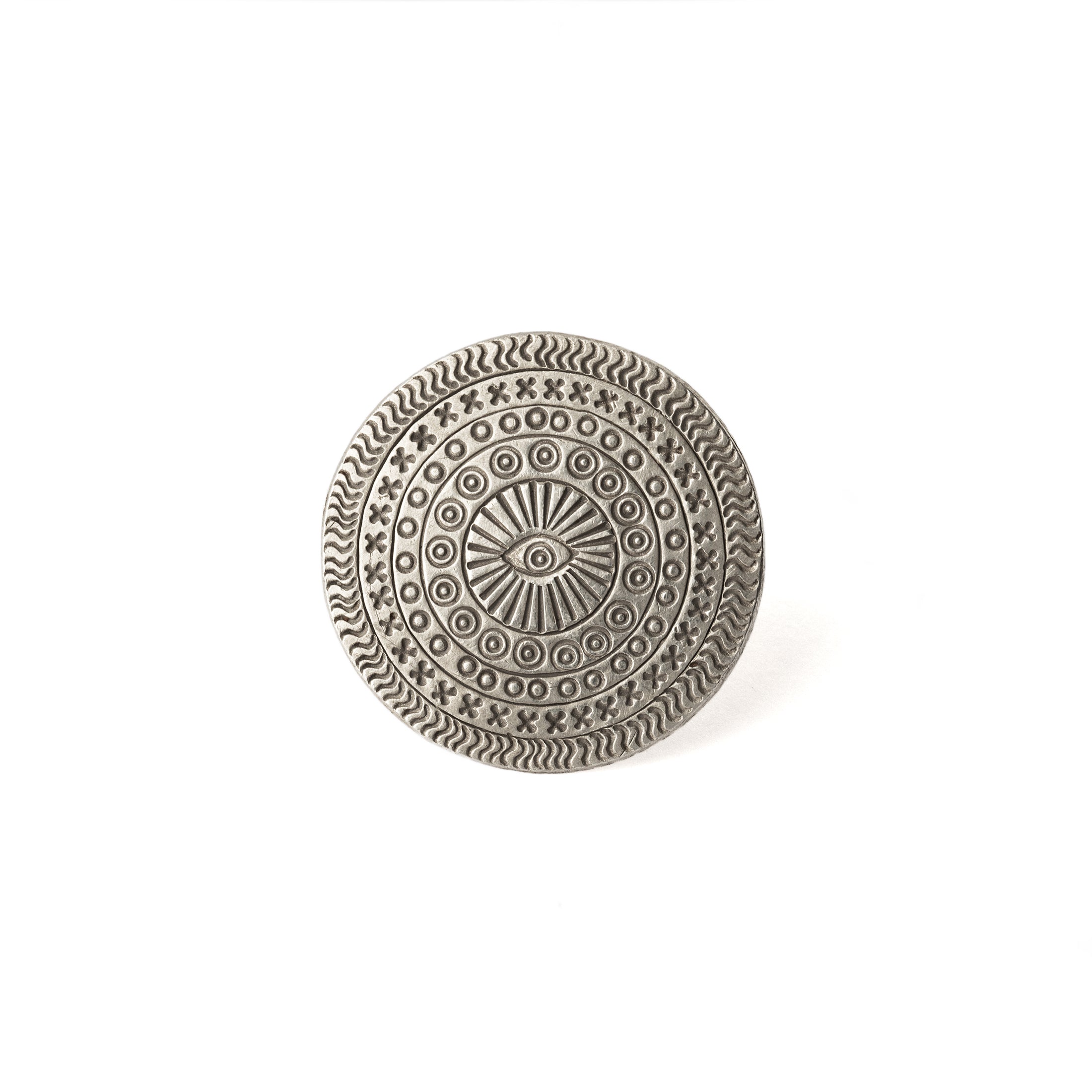 Tribal Eye Ring frontal view