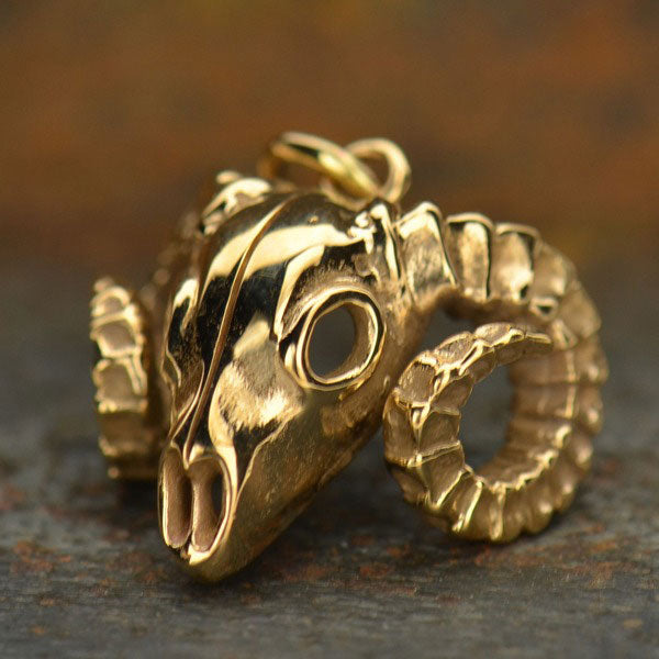 Bighorn Bronze Charm