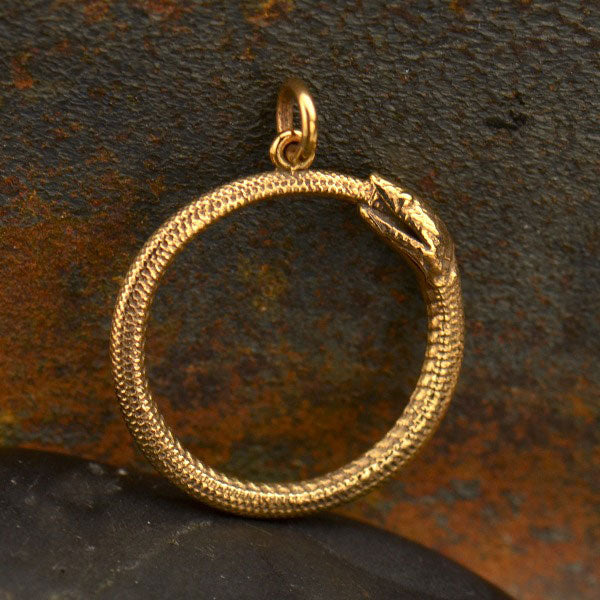 Bronze Ouroboros Pendant