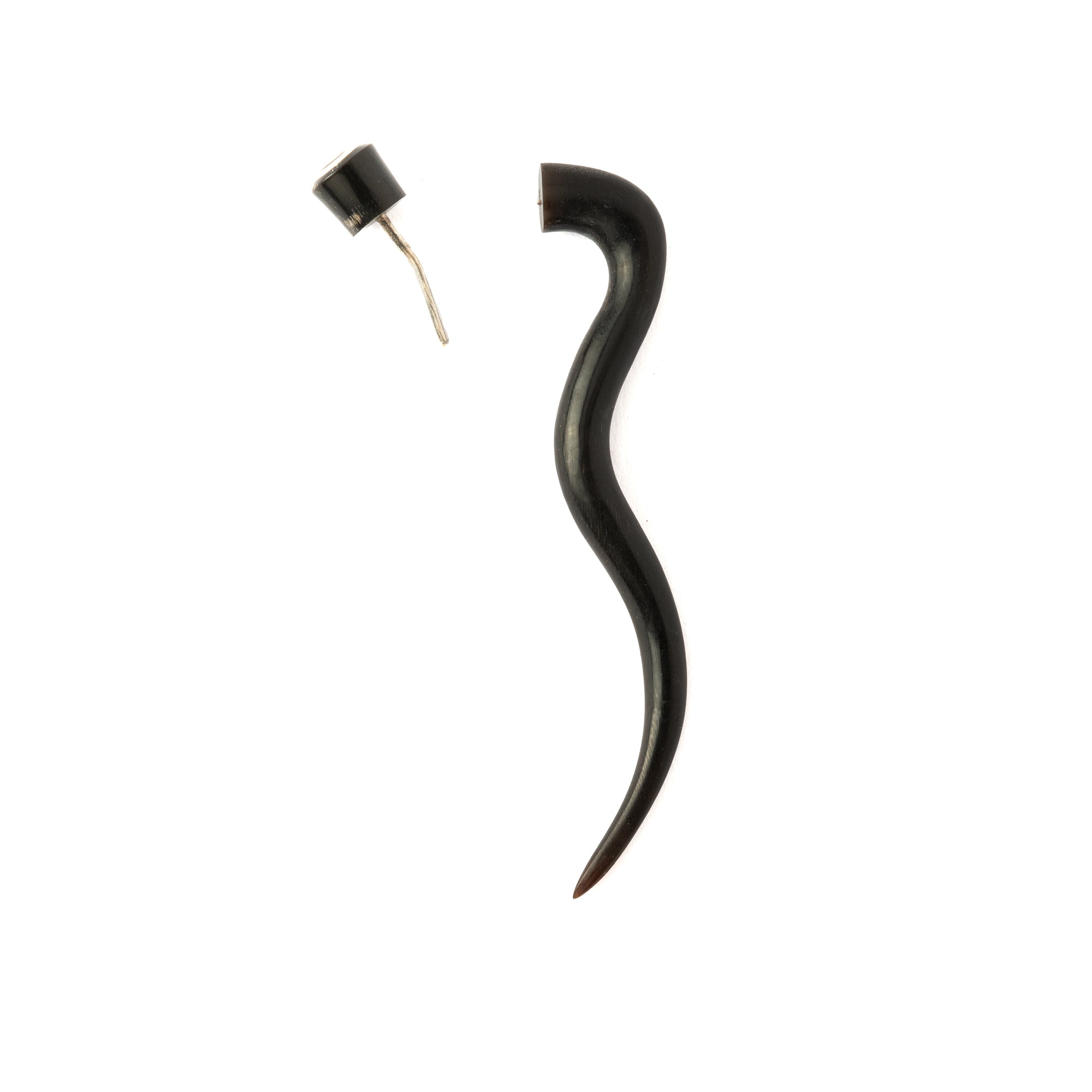 Vortex Abalone Fake Gauge Earrings