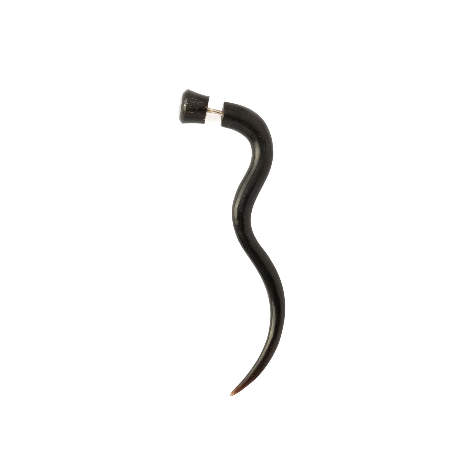 Vortex Spiral Fake Gauge Earrings