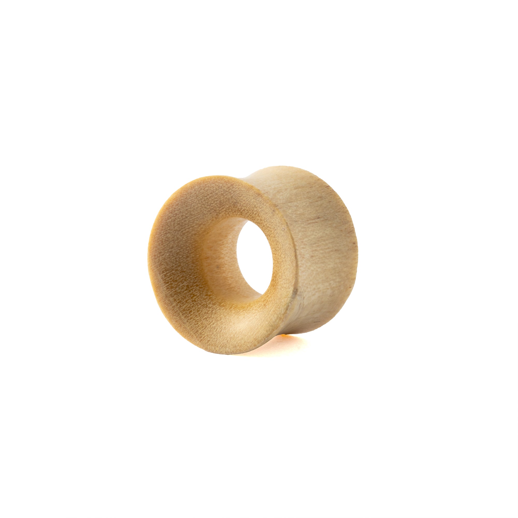 10mm White Crocodile Wood Tunnel right side view