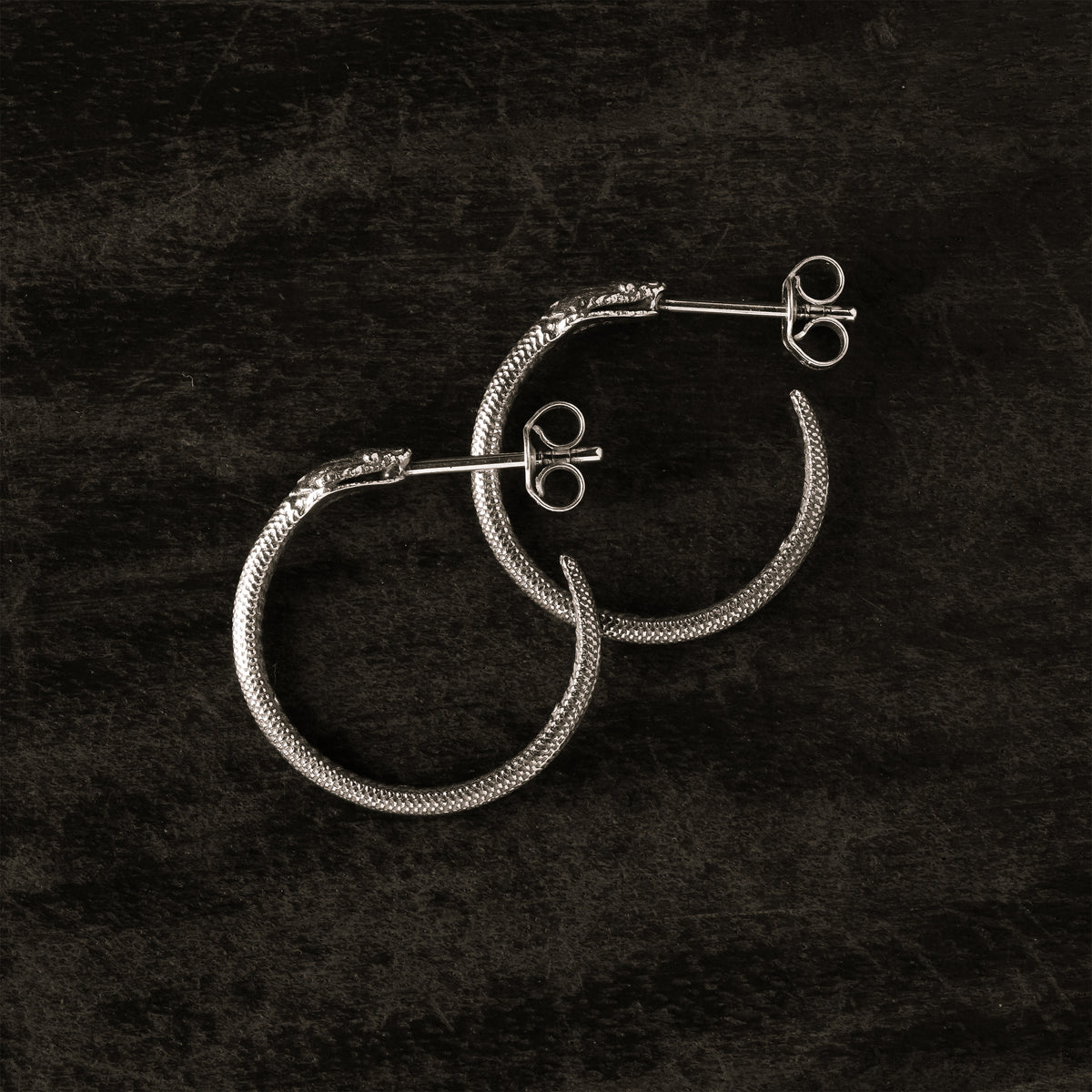 Ouroboros Open Hoops Earrings