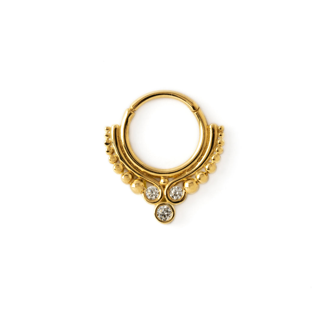 Gold Maharani Septum Clicker | Maharani Septum Clicker | Tribu