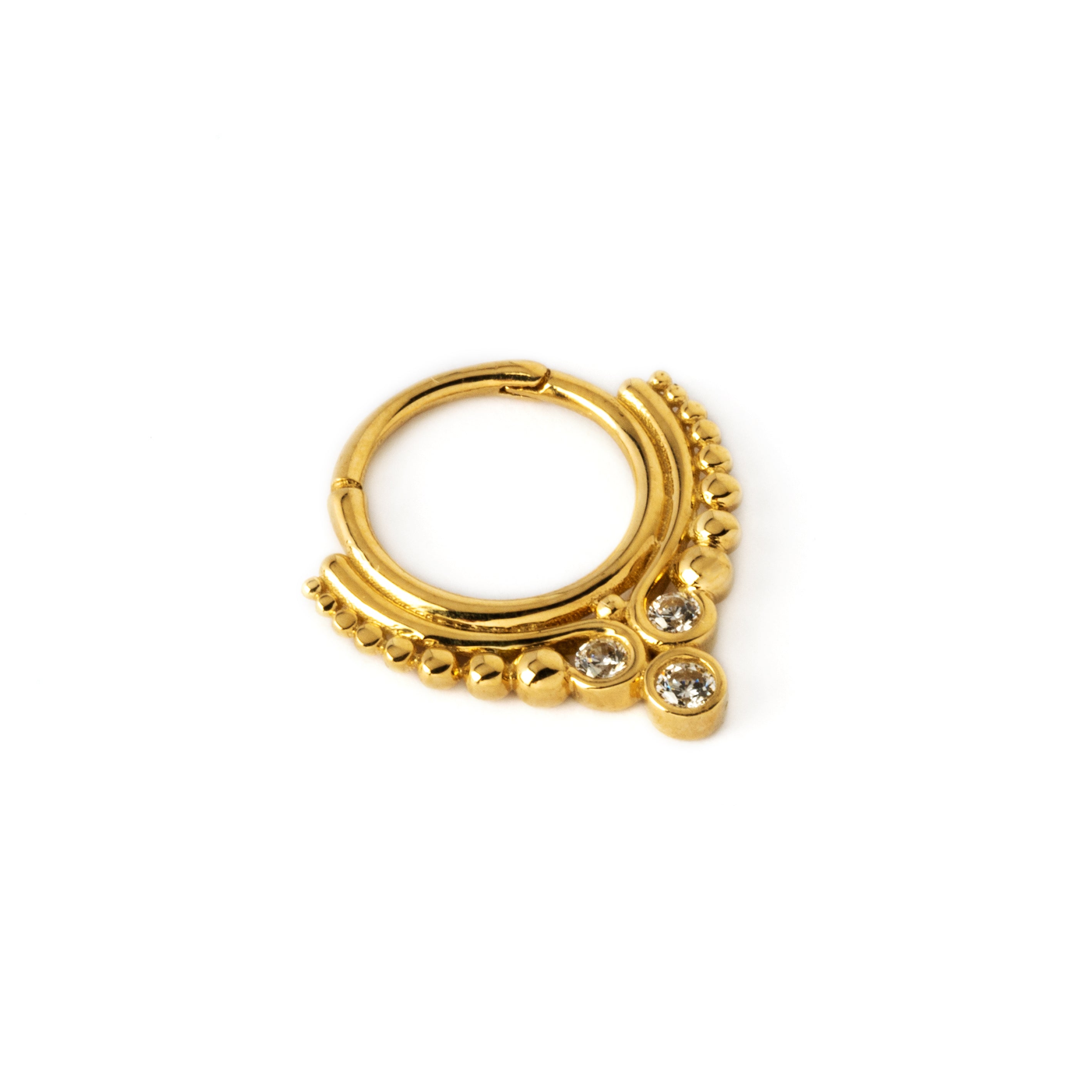 Gold Maharani Septum Clicker | Maharani Septum Clicker | Tribu