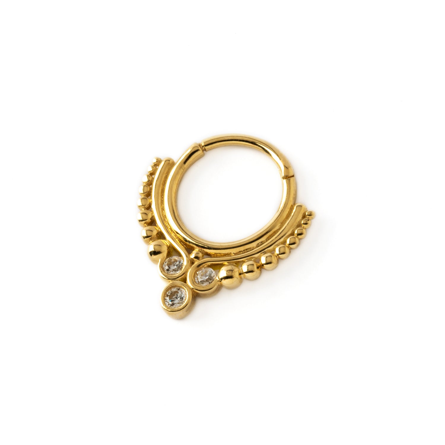 Gold Maharani Septum Clicker | Maharani Septum Clicker | Tribu