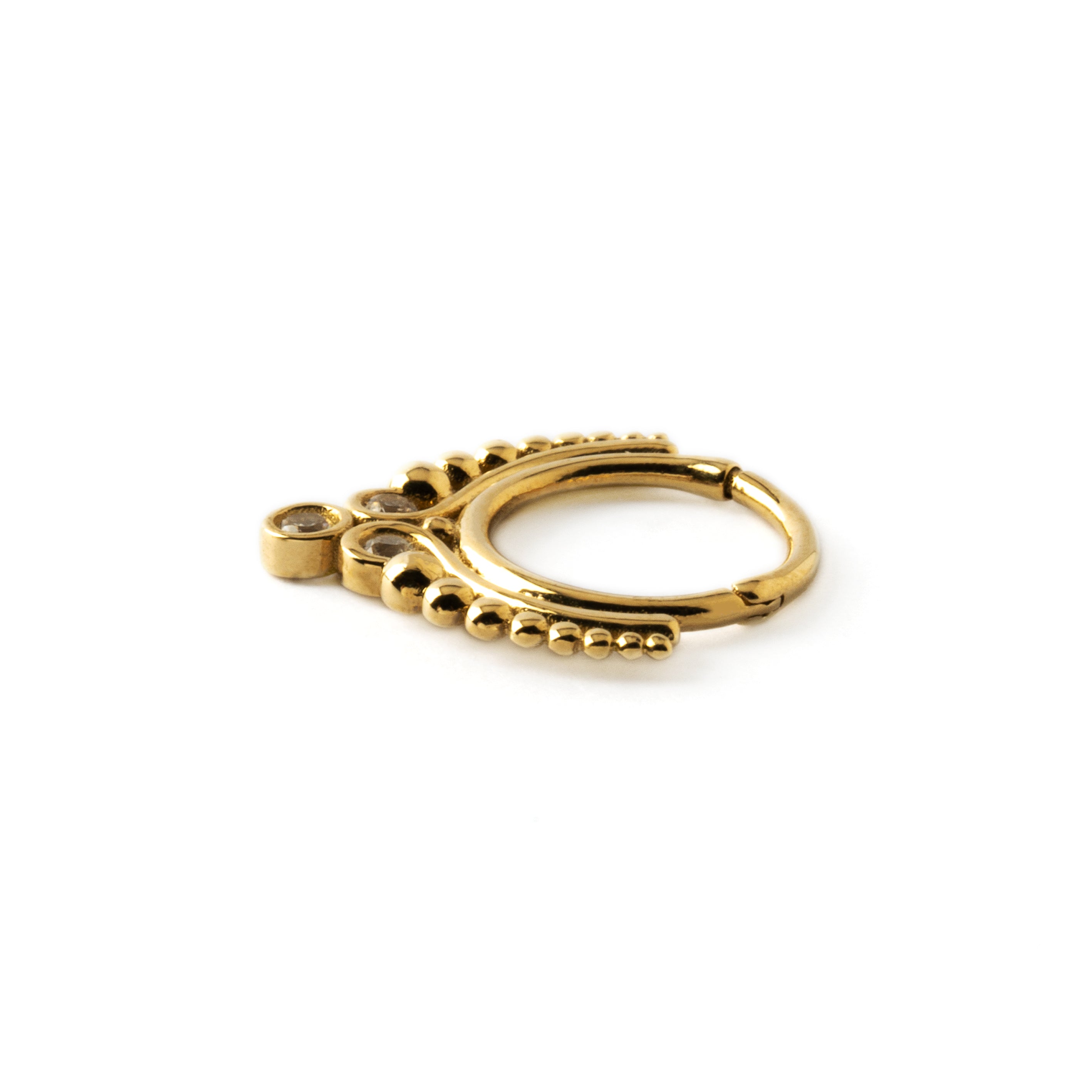 Gold Maharani Septum Clicker | Maharani Septum Clicker | Tribu