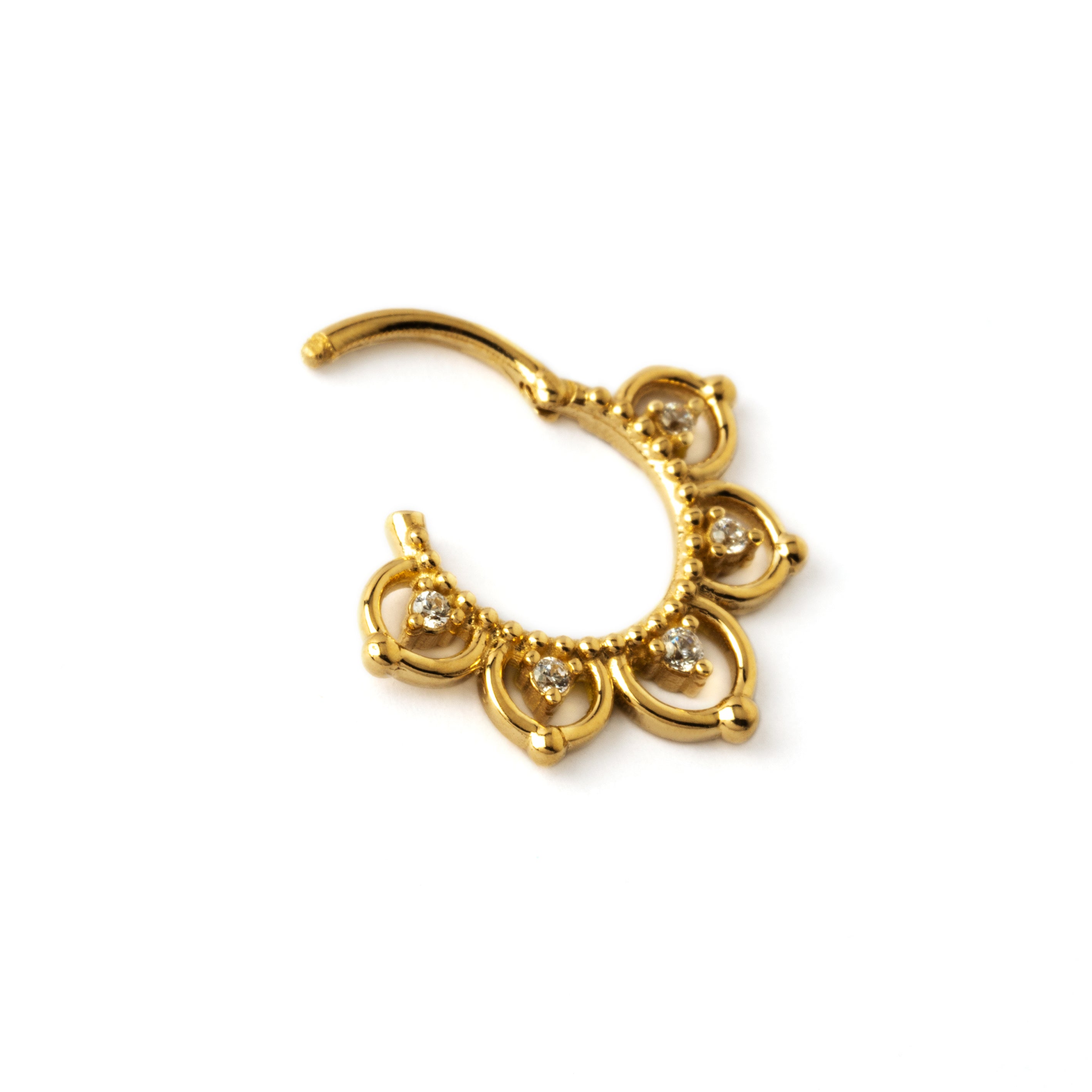 Gold Hinged Segment Ring | Hinged Segment Ring | Tribu