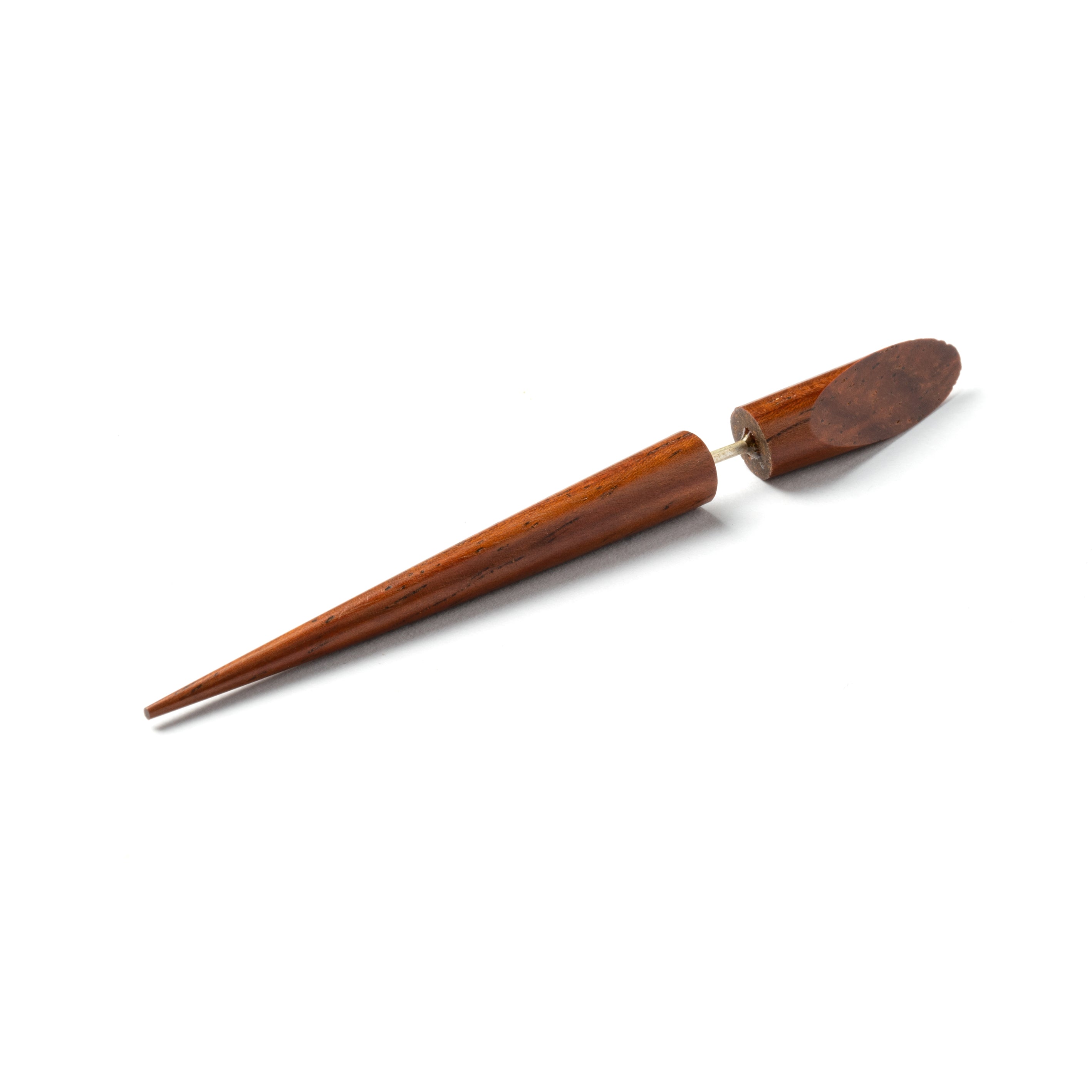 Anjuna Wood Fake Gauge Earrings