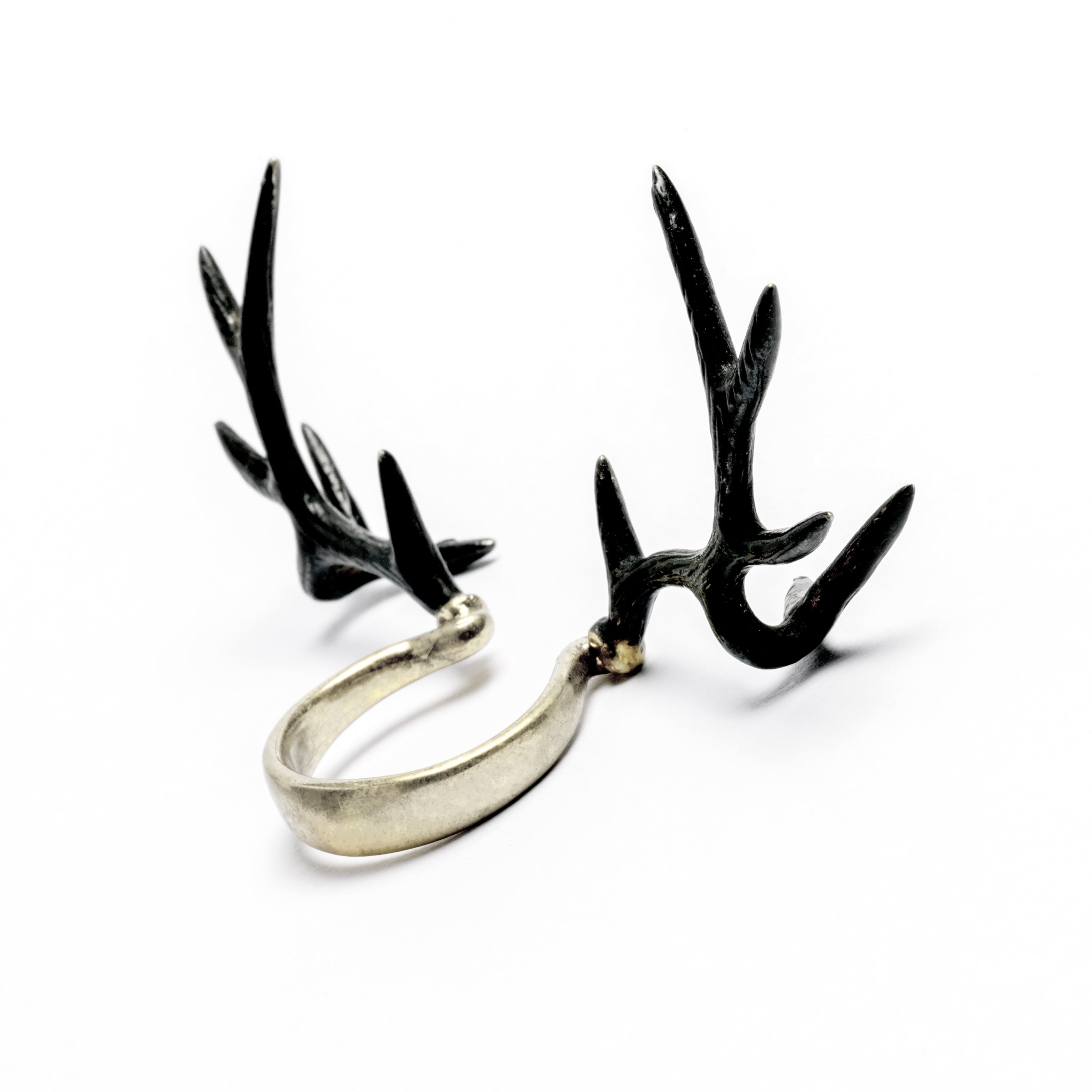 Antler-horn-adjustable-ring