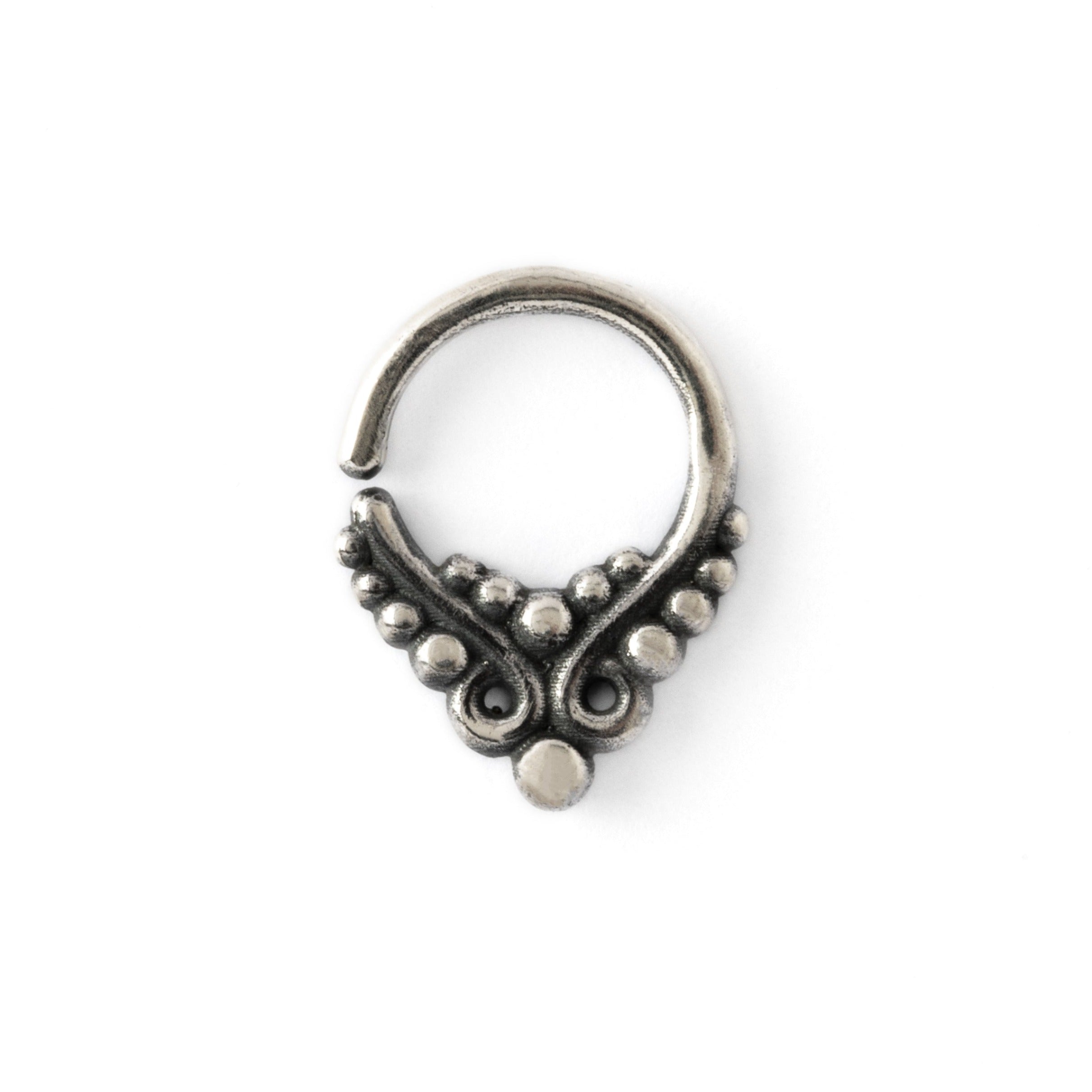 925 Fine Silver Fine Septum Ring Septum Nose Ring Non 