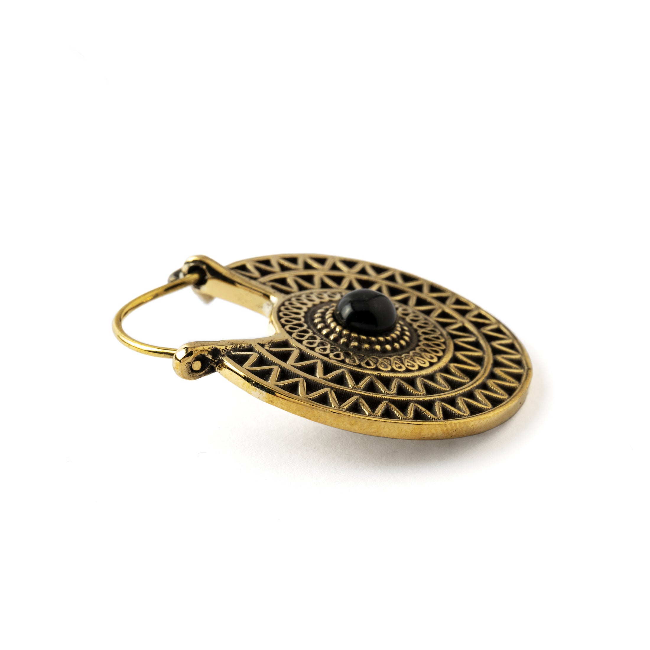 Bethari Onyx Earring side view