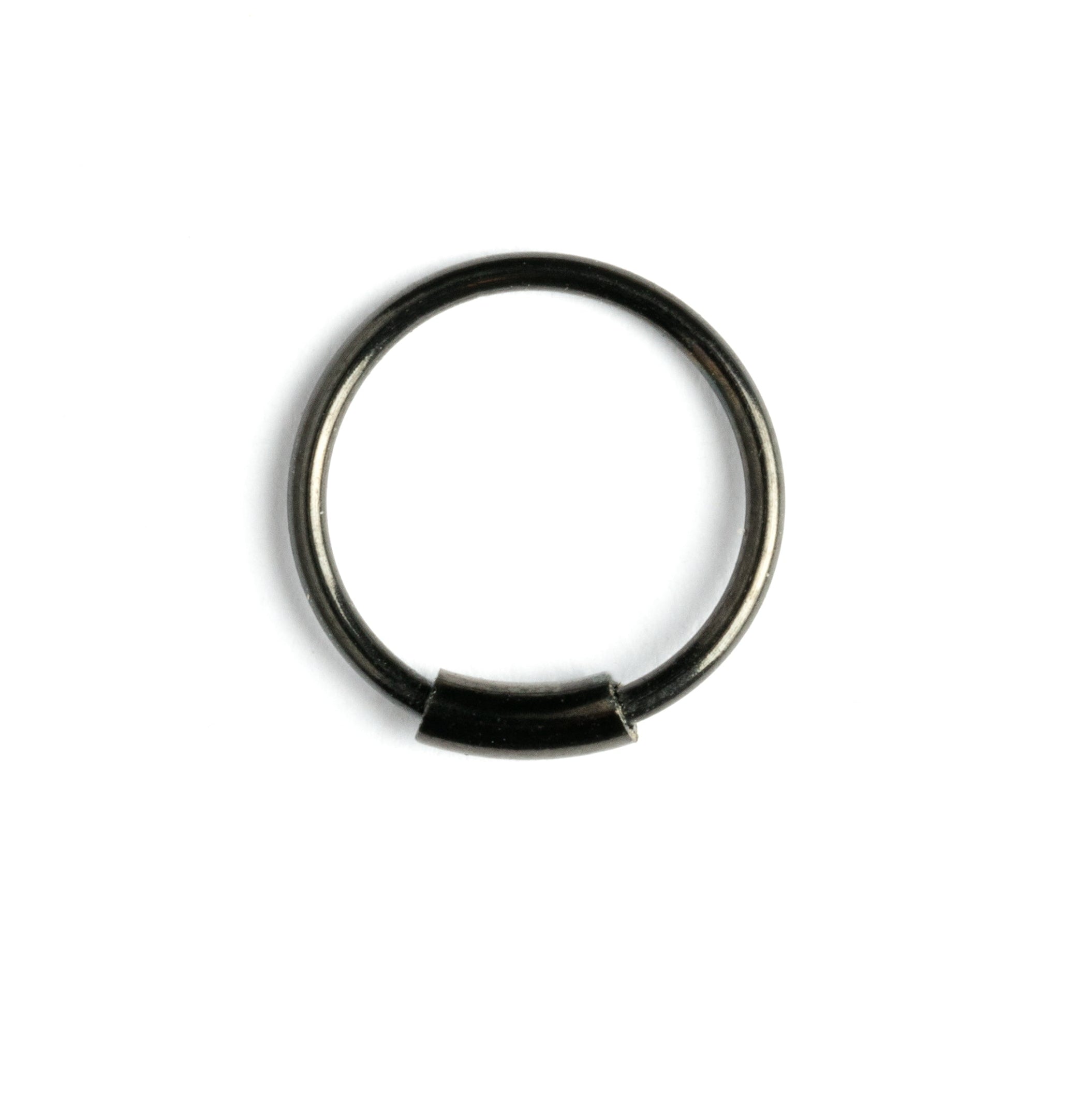 Black Pirate Nose Ring frontal view