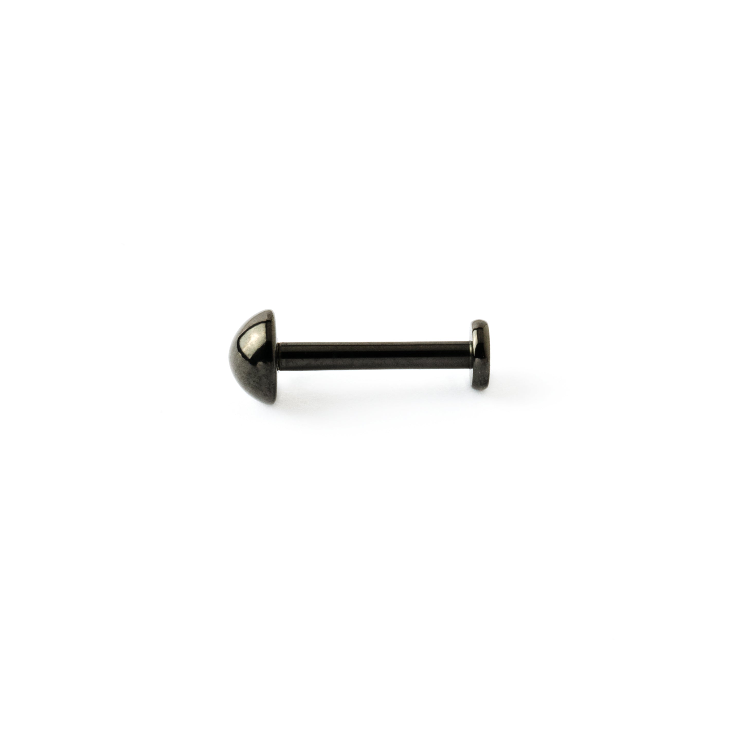 black dot labret side view