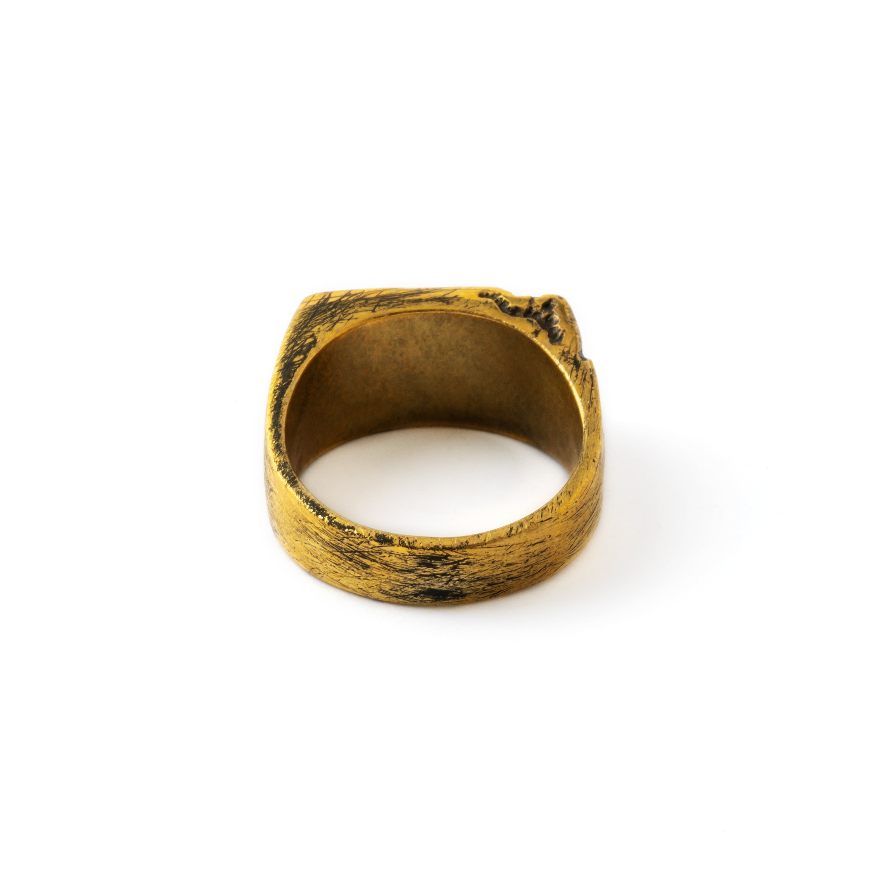 Break Free Skull Ring back side view