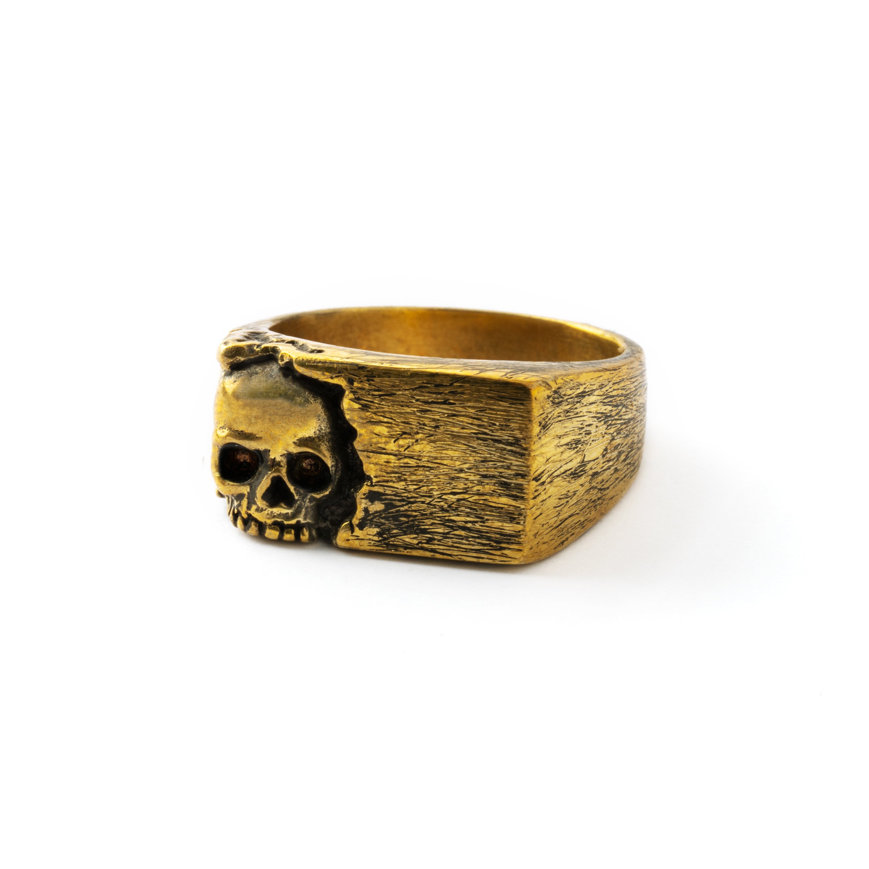 Break Free Skull Ring left side view