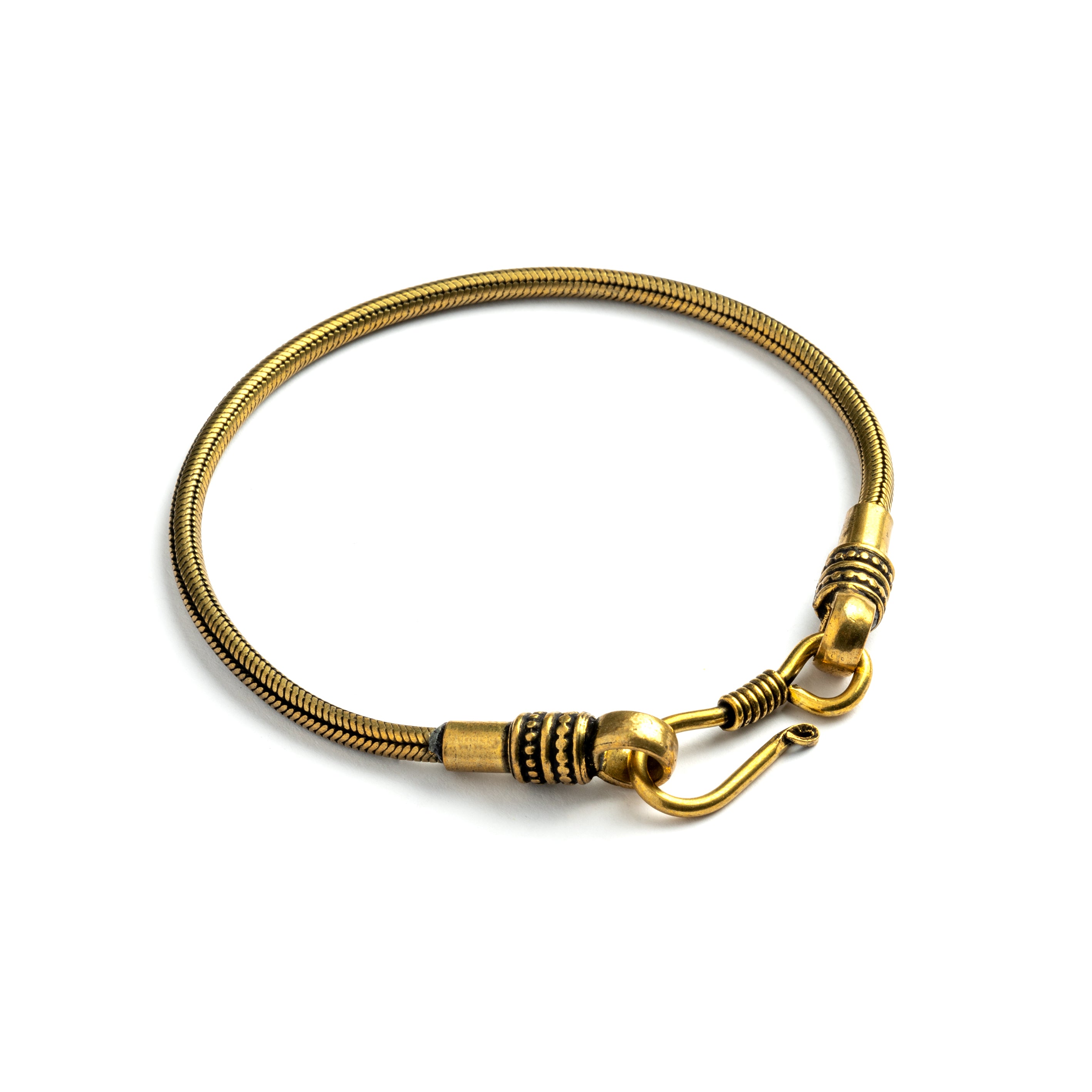 Brass Snake Bracelet