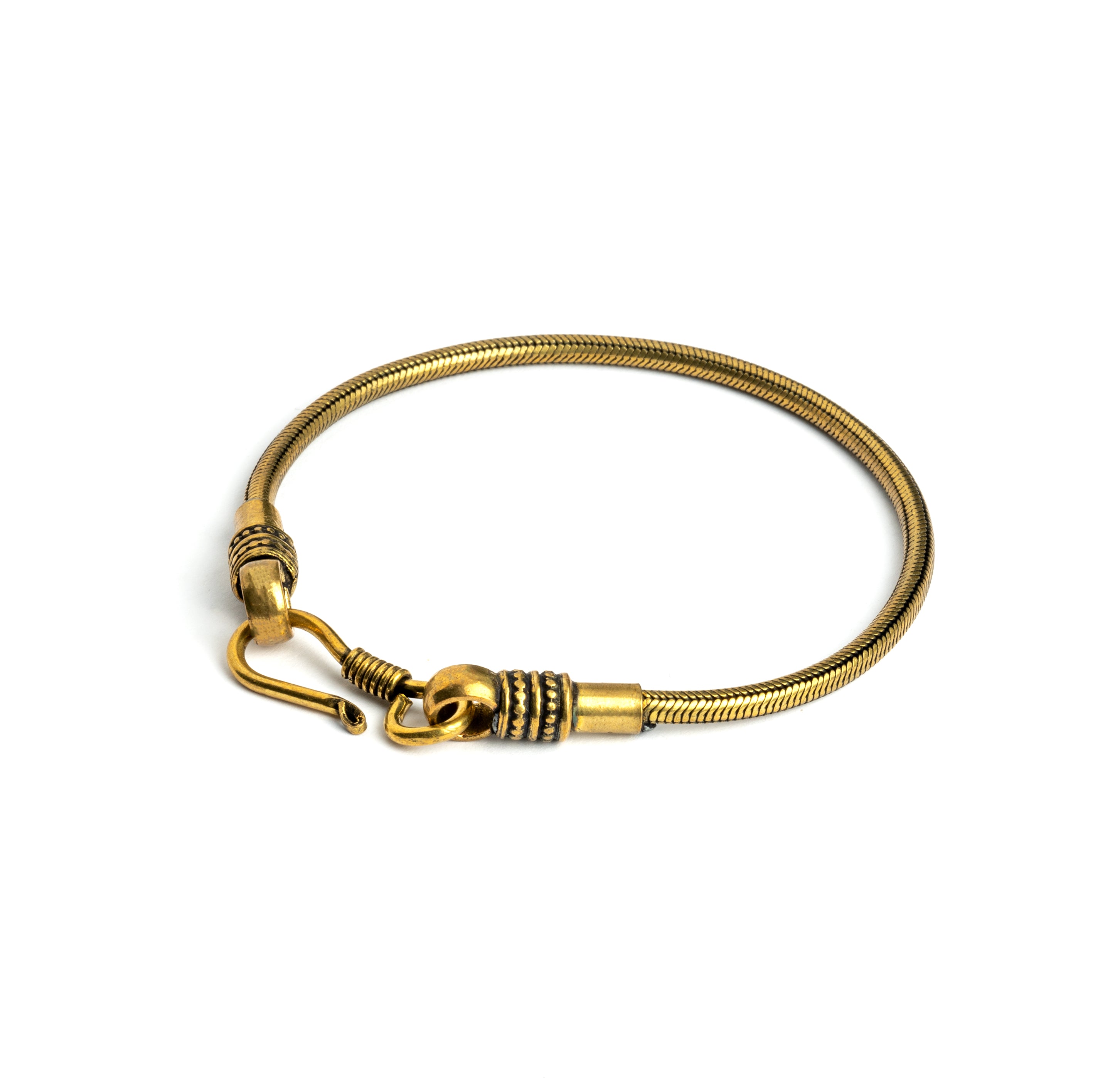 Brass Snake Bracelet