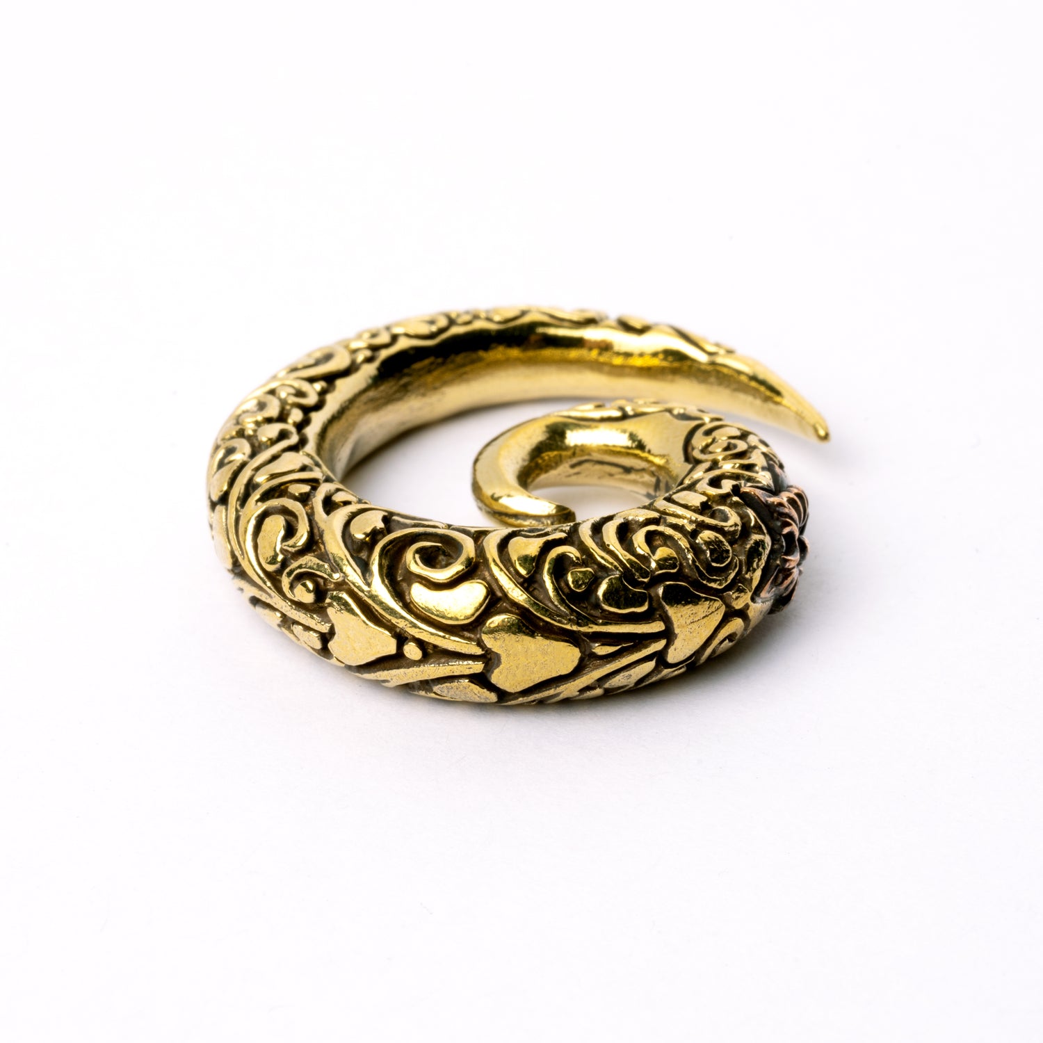 Brass-Spiral-Gauge-Earring2_1