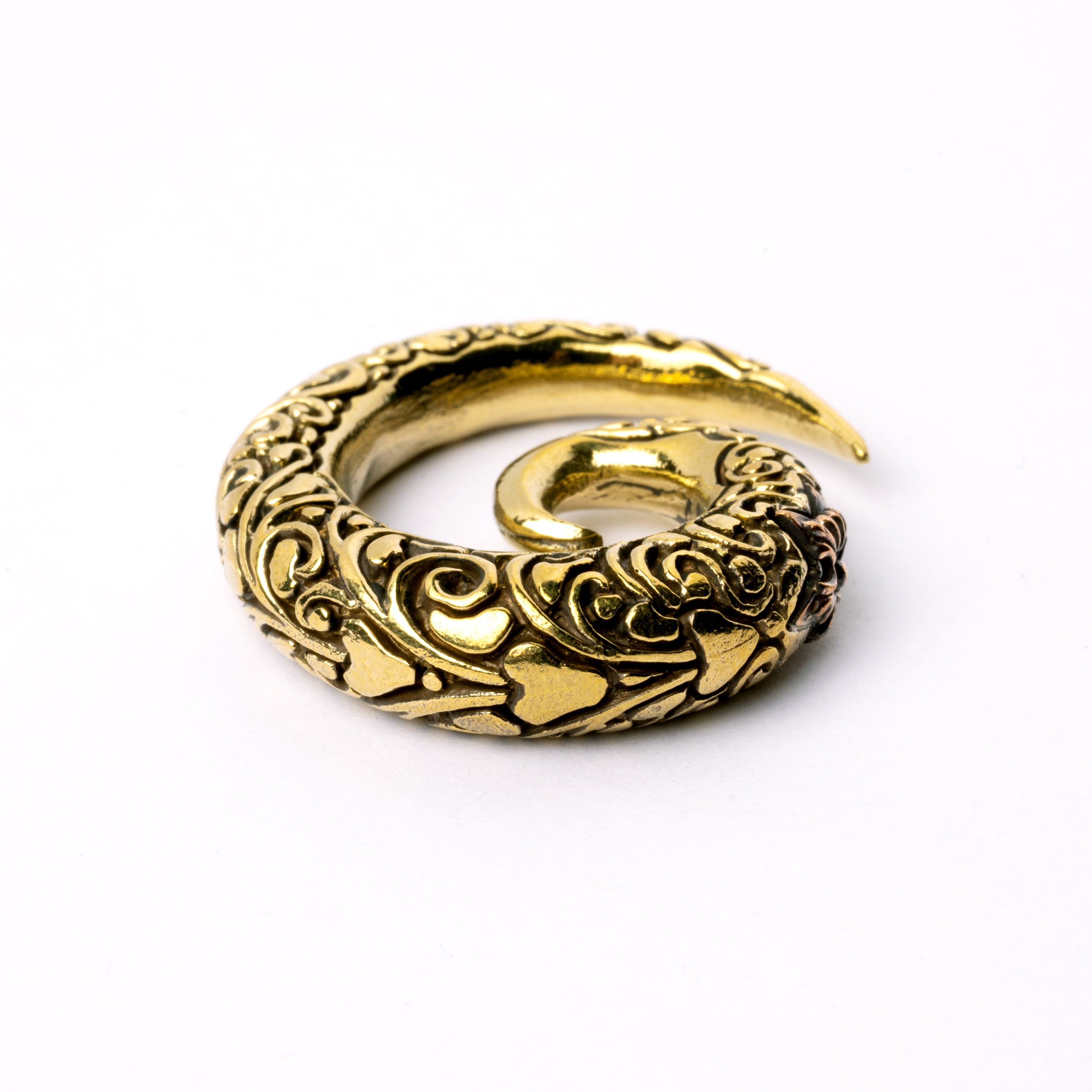 Brass-Spiral-Gauge-Earring2_1