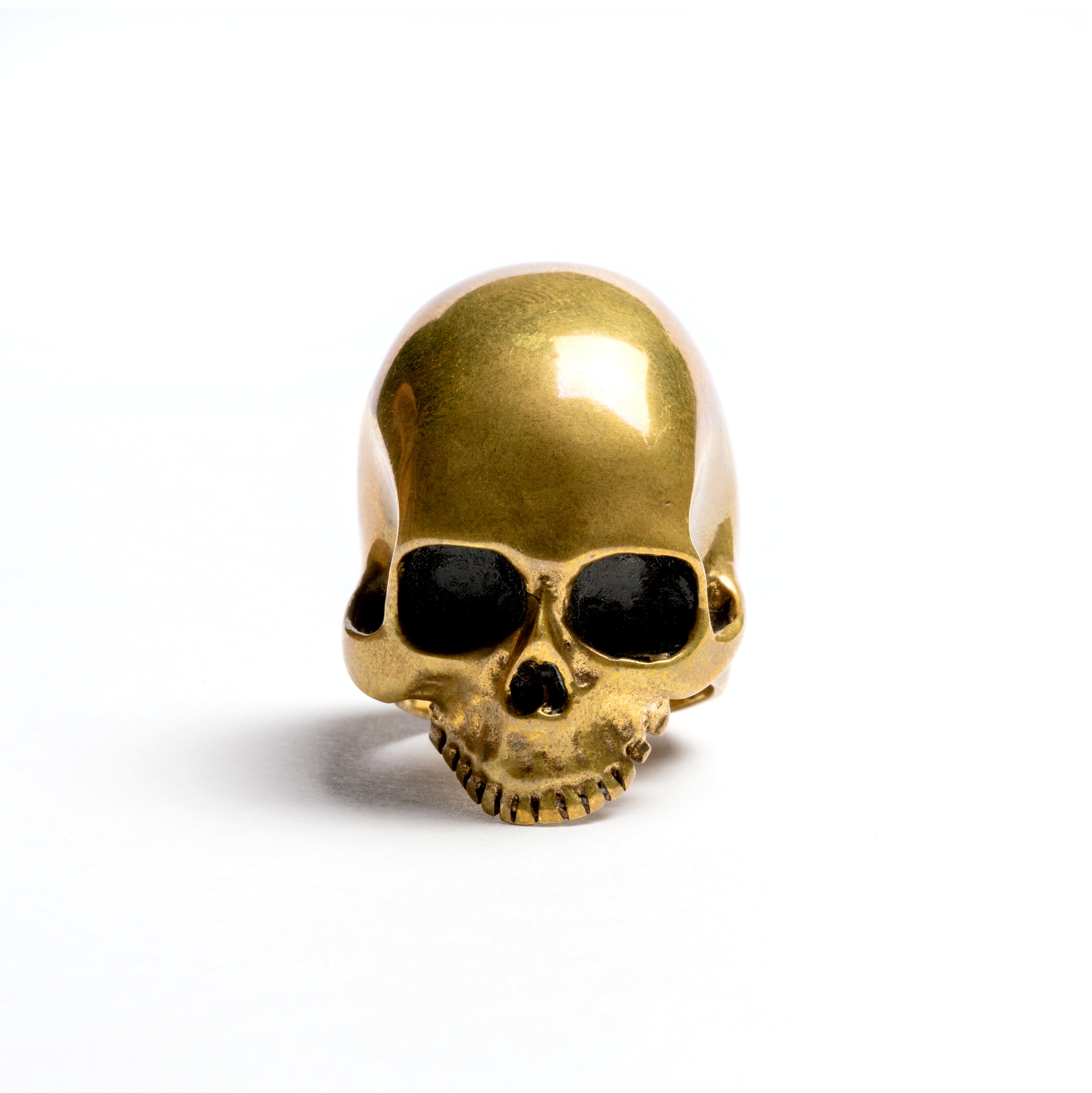 Bronze on sale skull ring