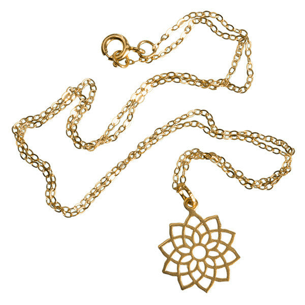 Crown Chakra 24K Gold Plated Charm Pendant - Tribu
- 2