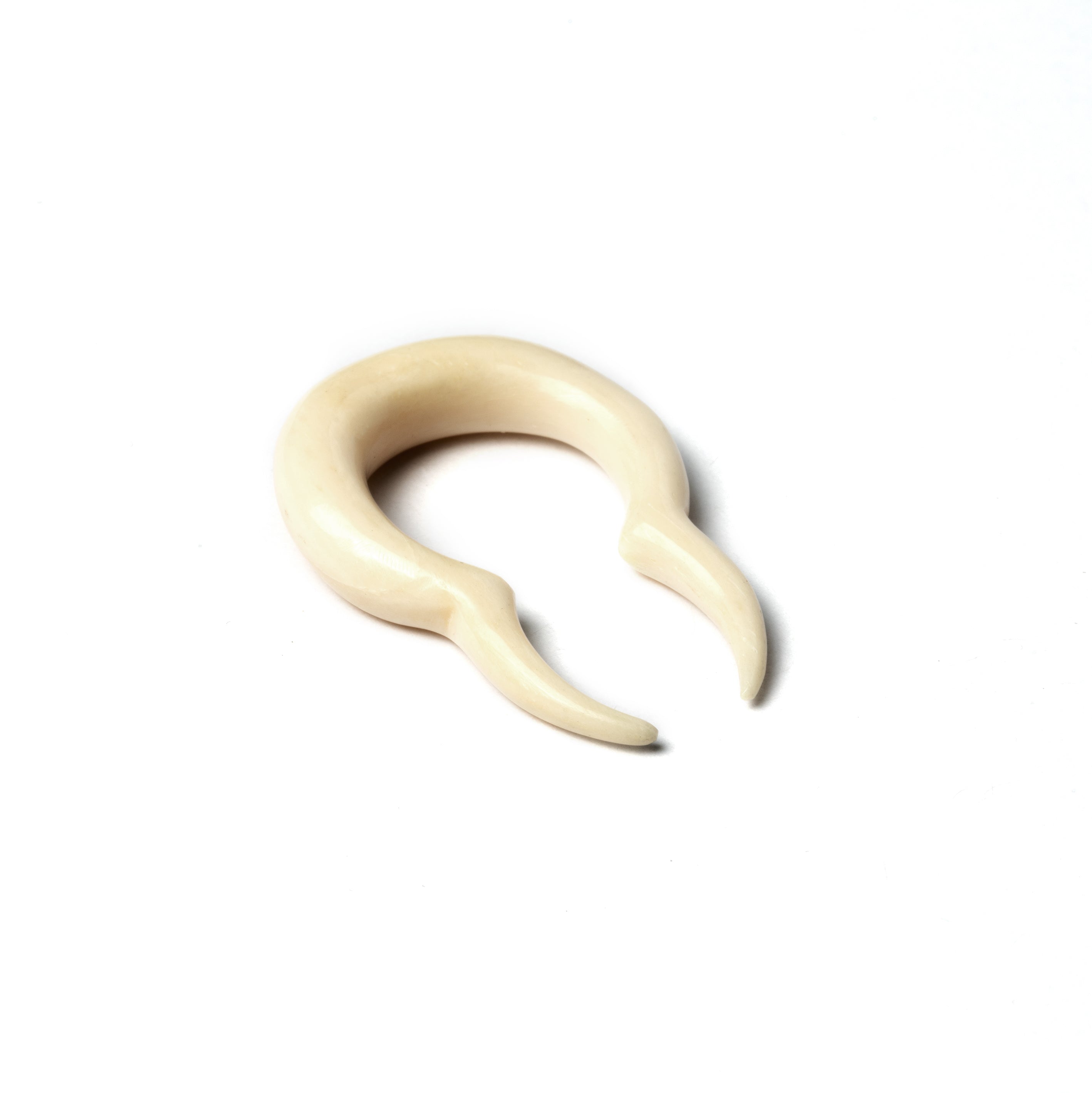 Curved Tribal Solid Bone Hook