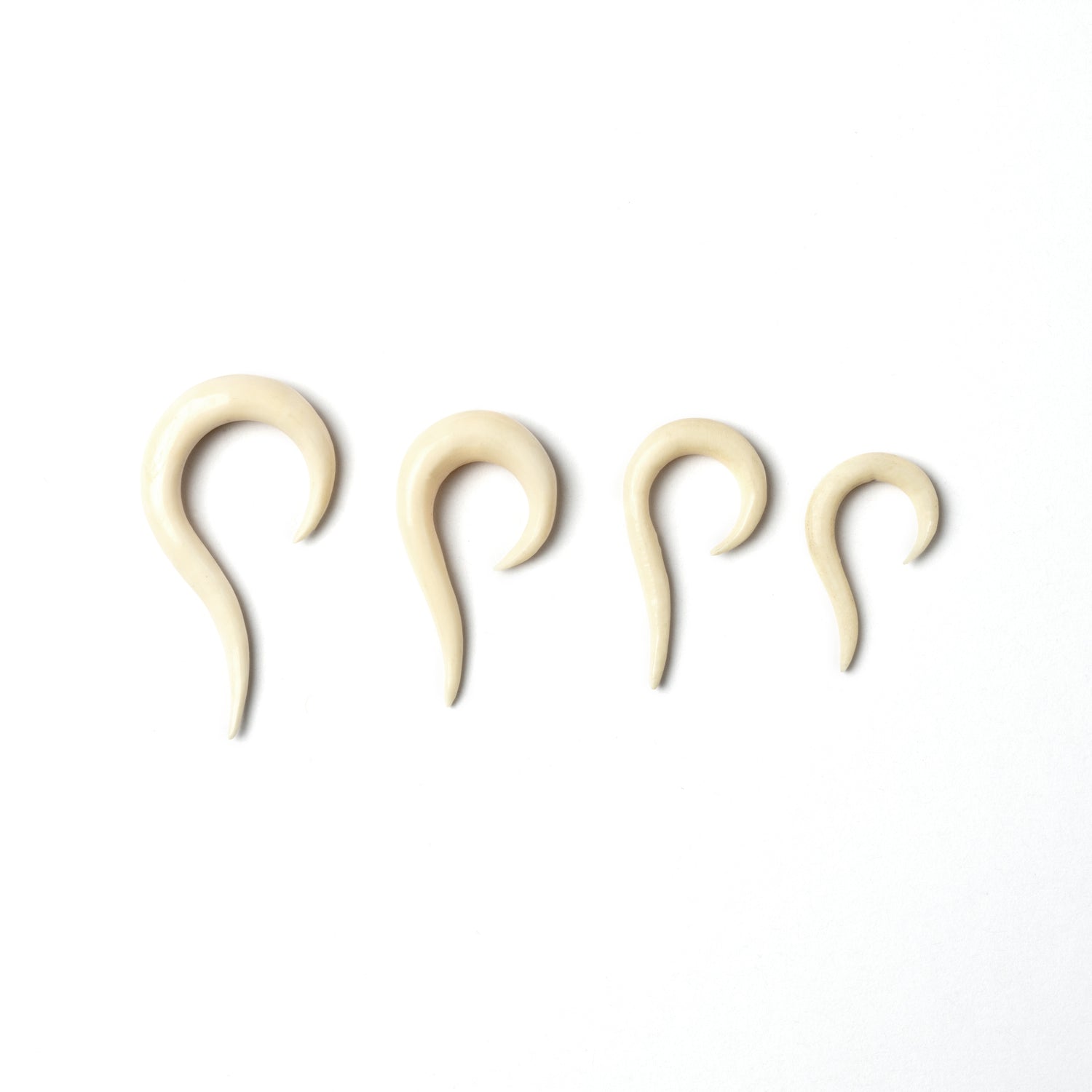 Maui Ear Stretchers - Bone