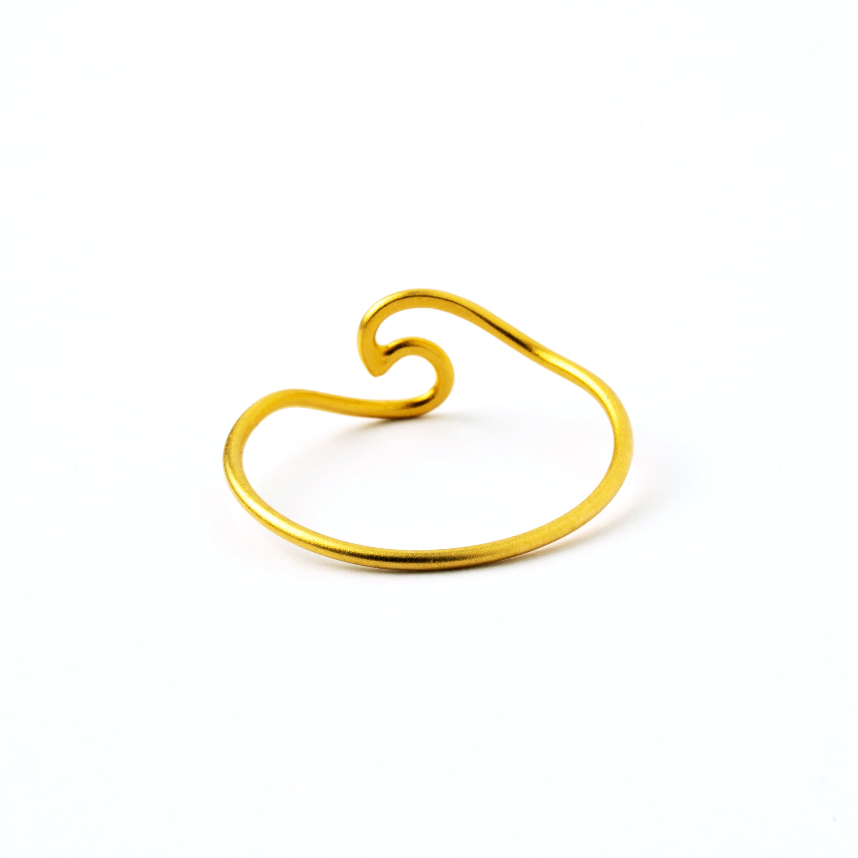 Golden Wave Ring