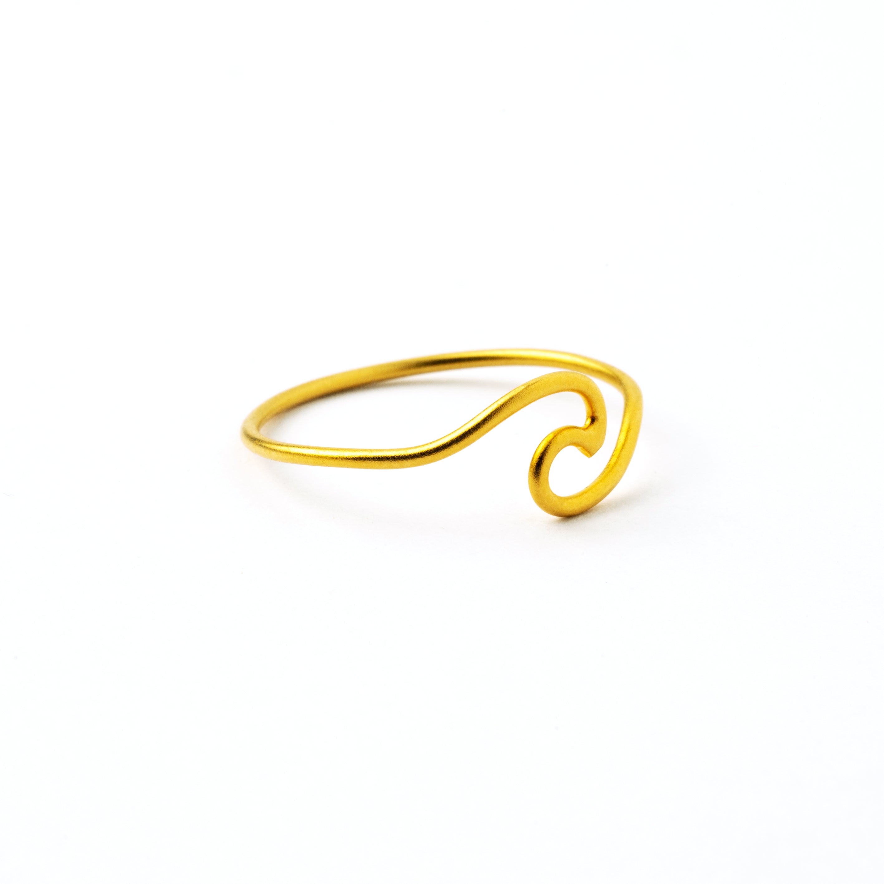 Golden Wave Ring