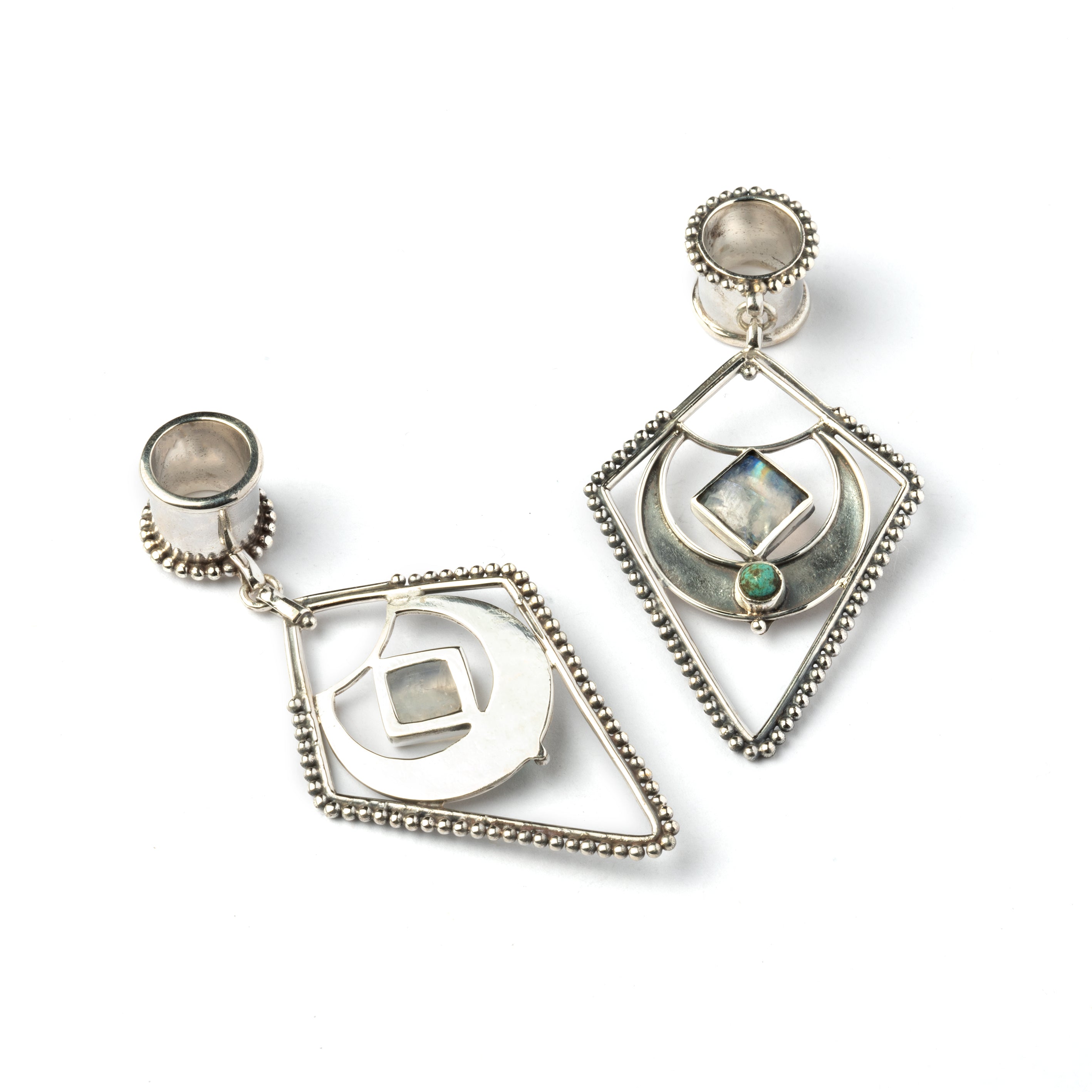 Crescent Moon Hanger Tunnels front and back view