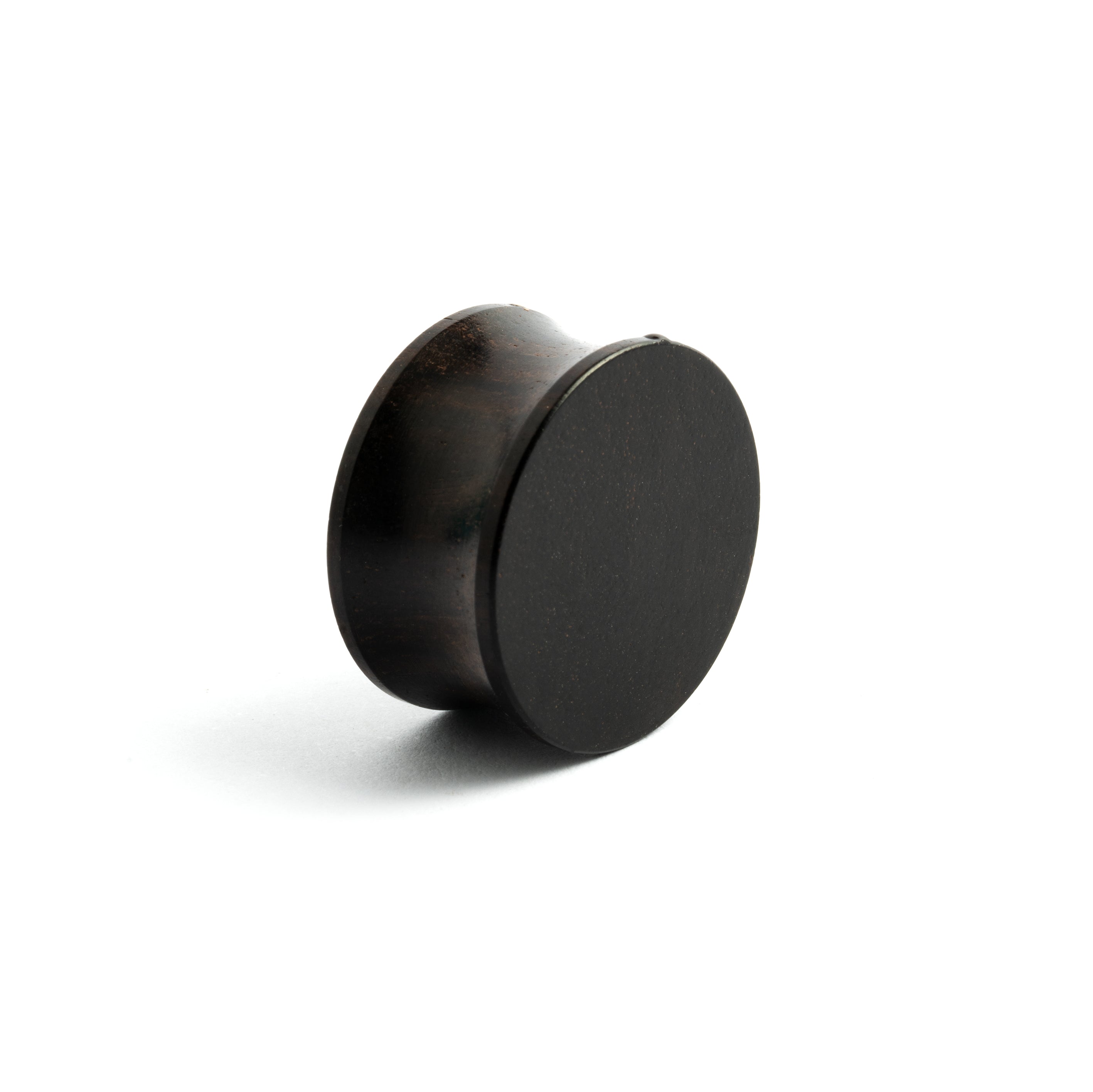 Ebony Wood and Brass Heddeka Ear Plug